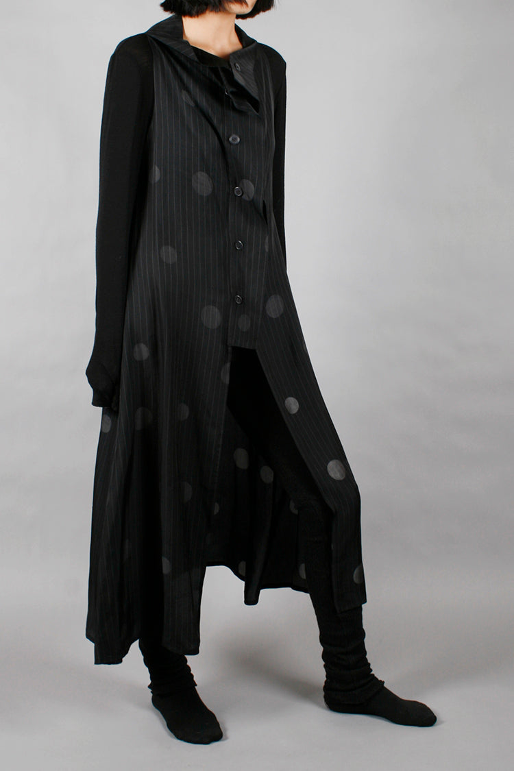 Y's CUPRO DRESS BLACK