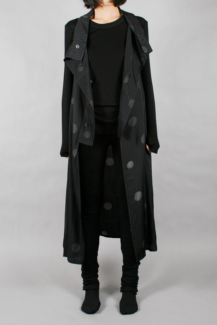 Y's CUPRO DRESS BLACK