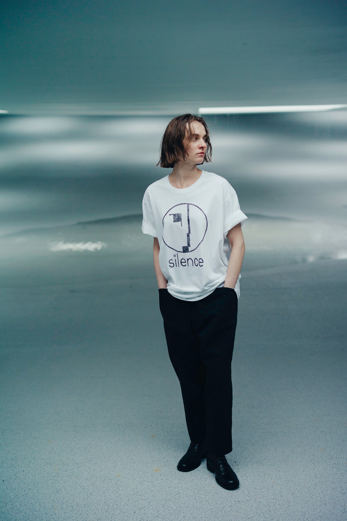 ESSAY RINGSPUN TEE - WHITE