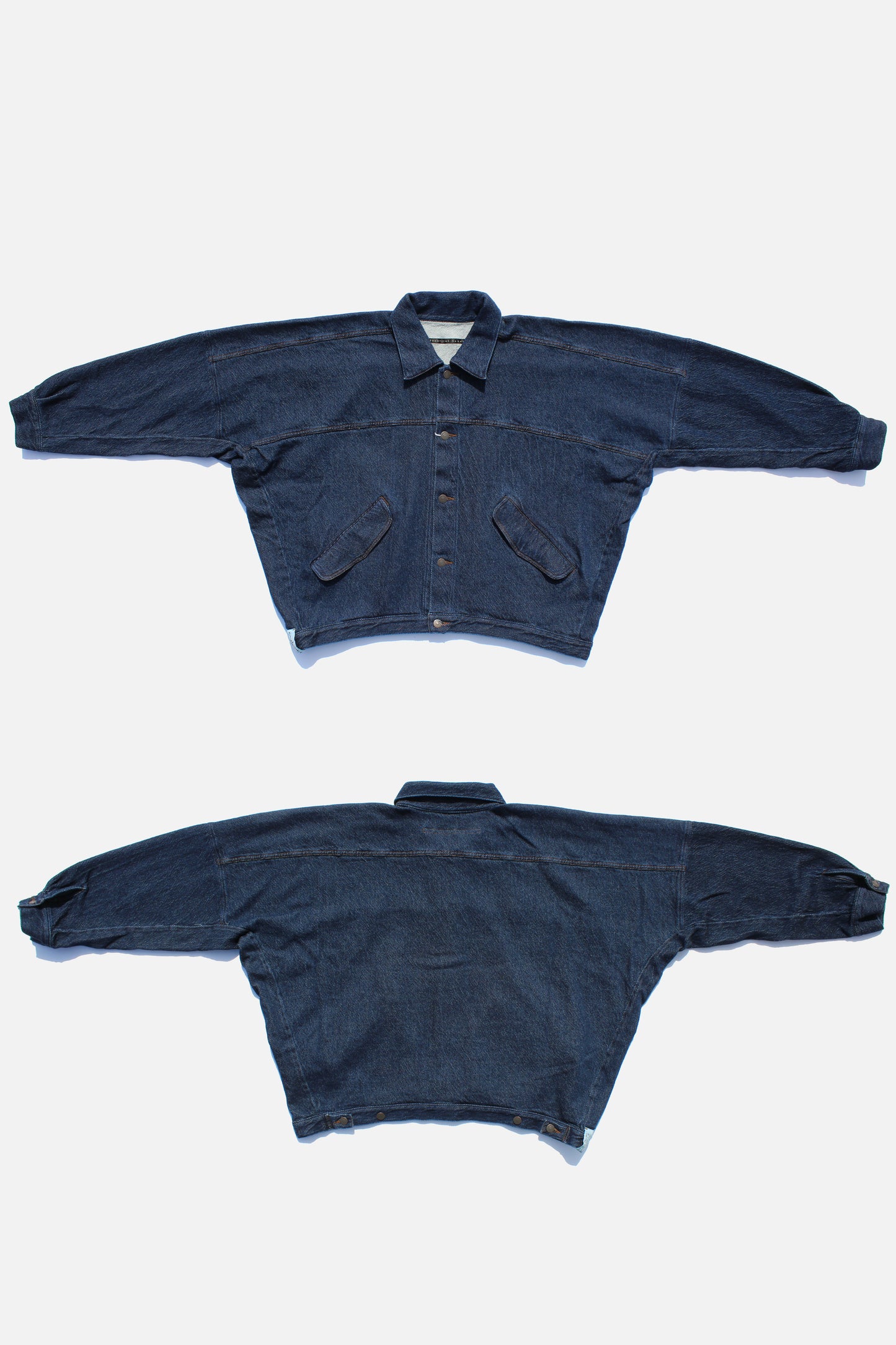 MY BEAUTIFUL LANDLET SOFT DENIM WIDE JACKET - INDIGO
