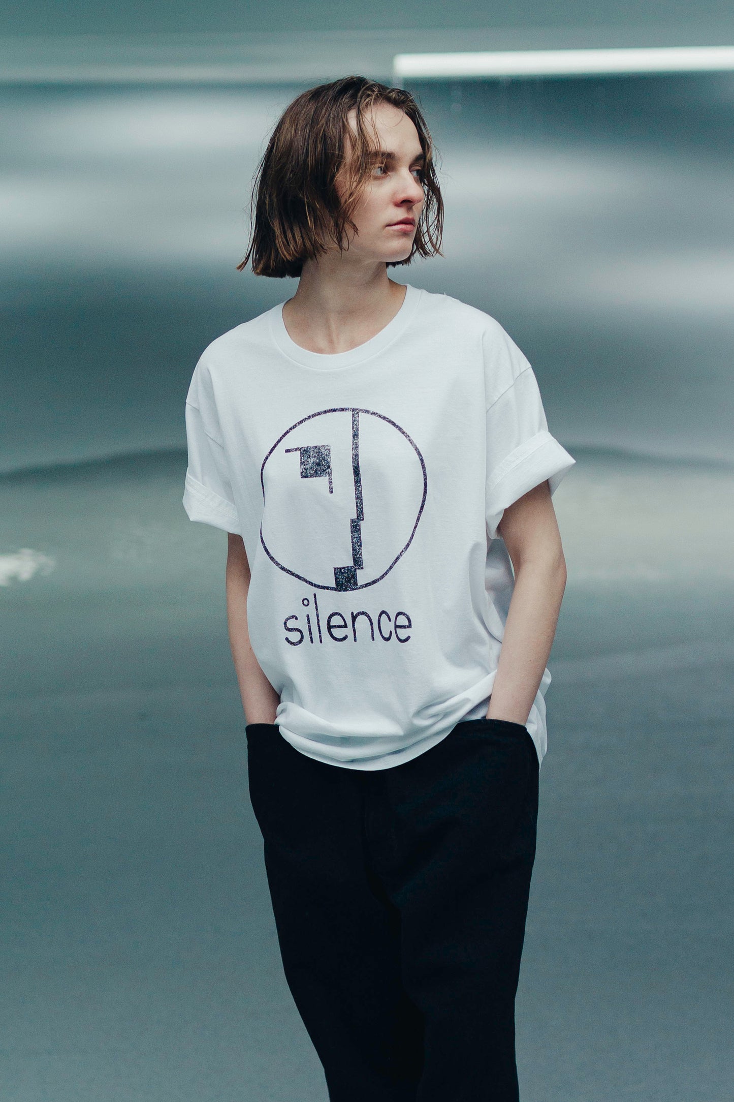 ESSAY RINGSPUN TEE - WHITE
