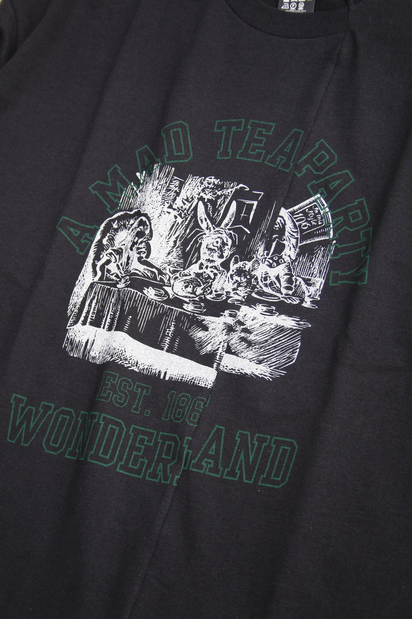 ESSAY CUT UP LONG LAYER T-SHIRT - TEA PARTY