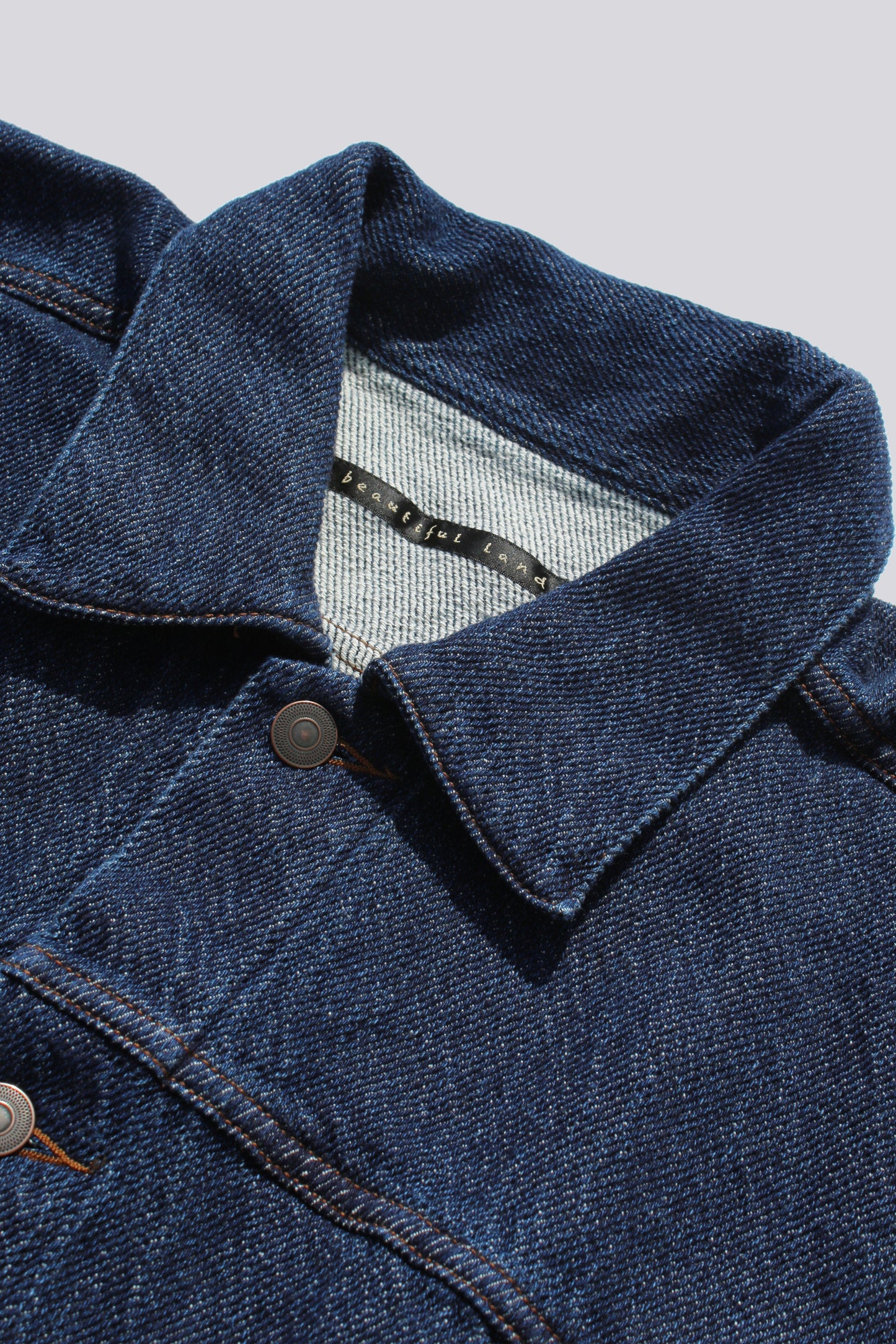MY BEAUTIFUL LANDLET SOFT DENIM WIDE JACKET - INDIGO