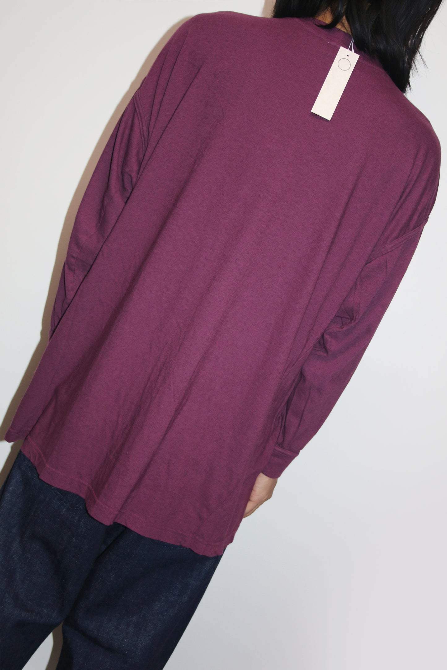 O PROJECT COTTON WOOL JERSEY LONG SLEEVE TEE