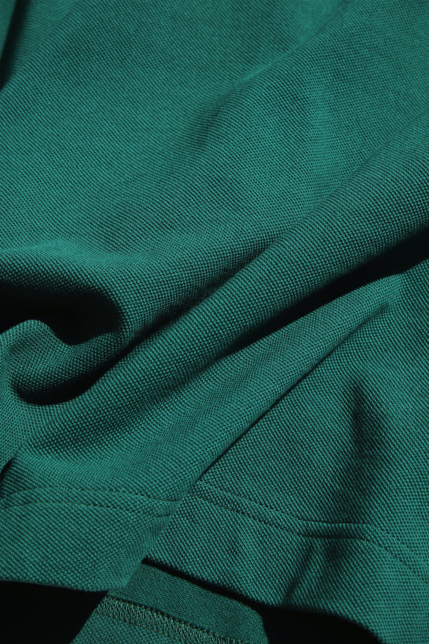 MY BEAUTIFUL LANDLET SEED STITCH SS POLO TEE - GREEN