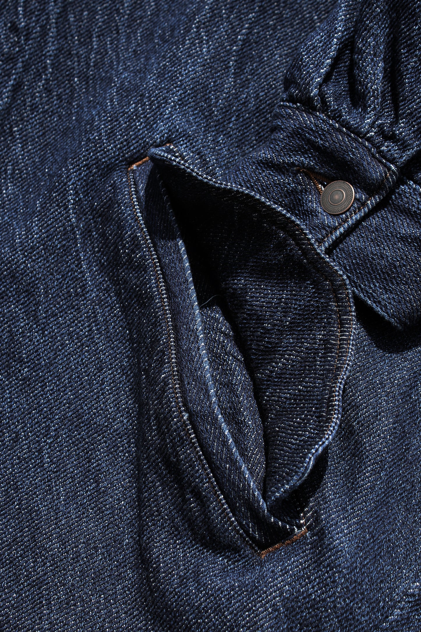 MY BEAUTIFUL LANDLET SOFT DENIM WIDE JACKET - INDIGO