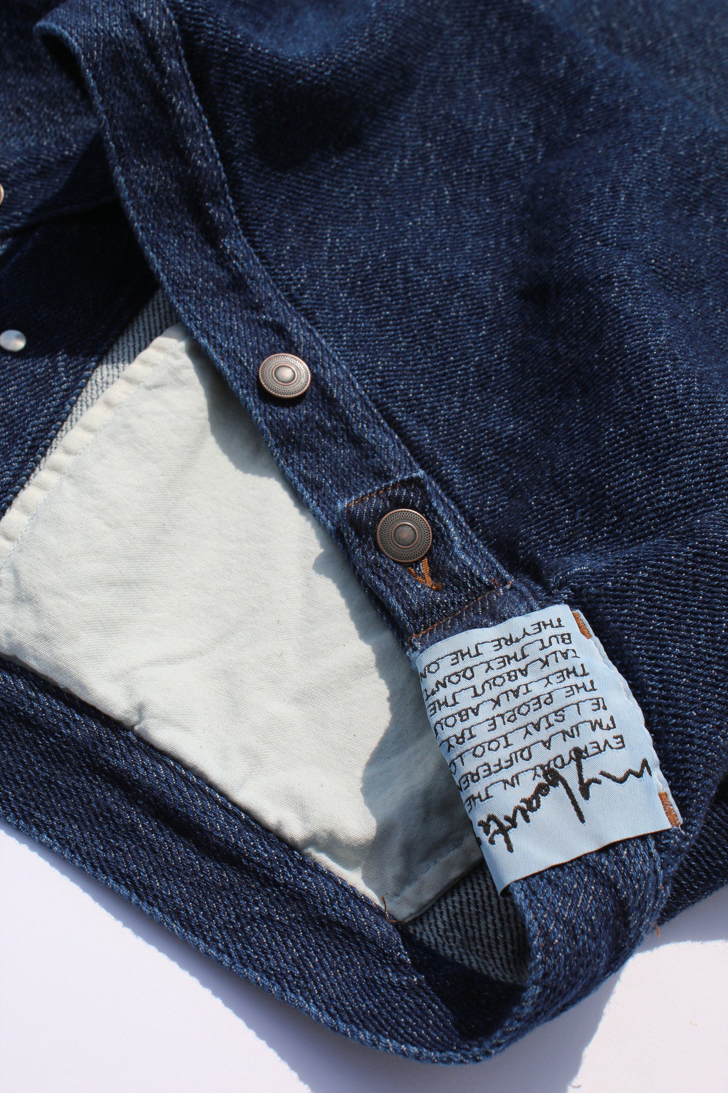 MY BEAUTIFUL LANDLET SOFT DENIM WIDE JACKET - INDIGO