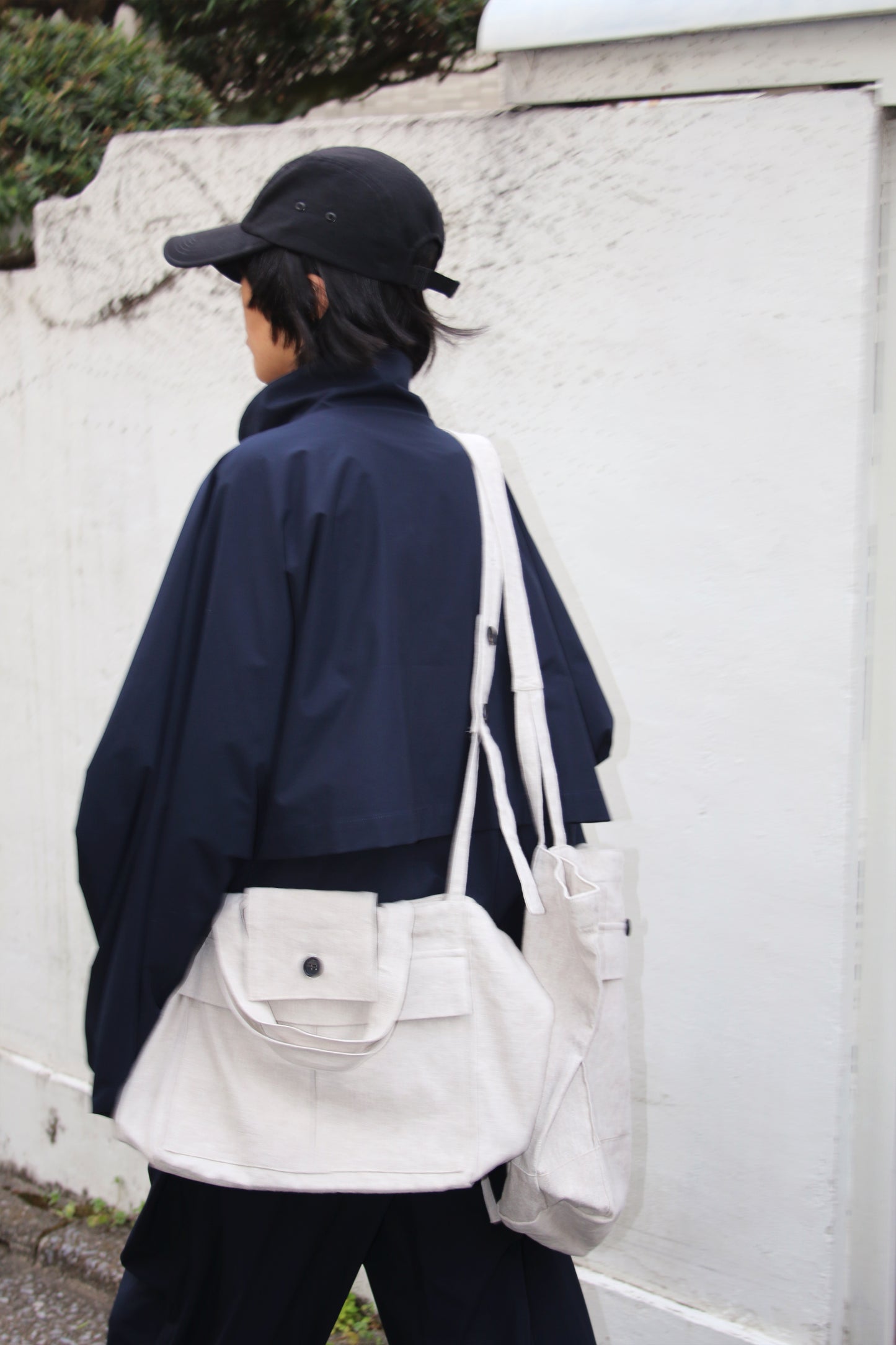 O PROJECT CANVAS 2WAY SMALL CARRIER BAG - KINARI