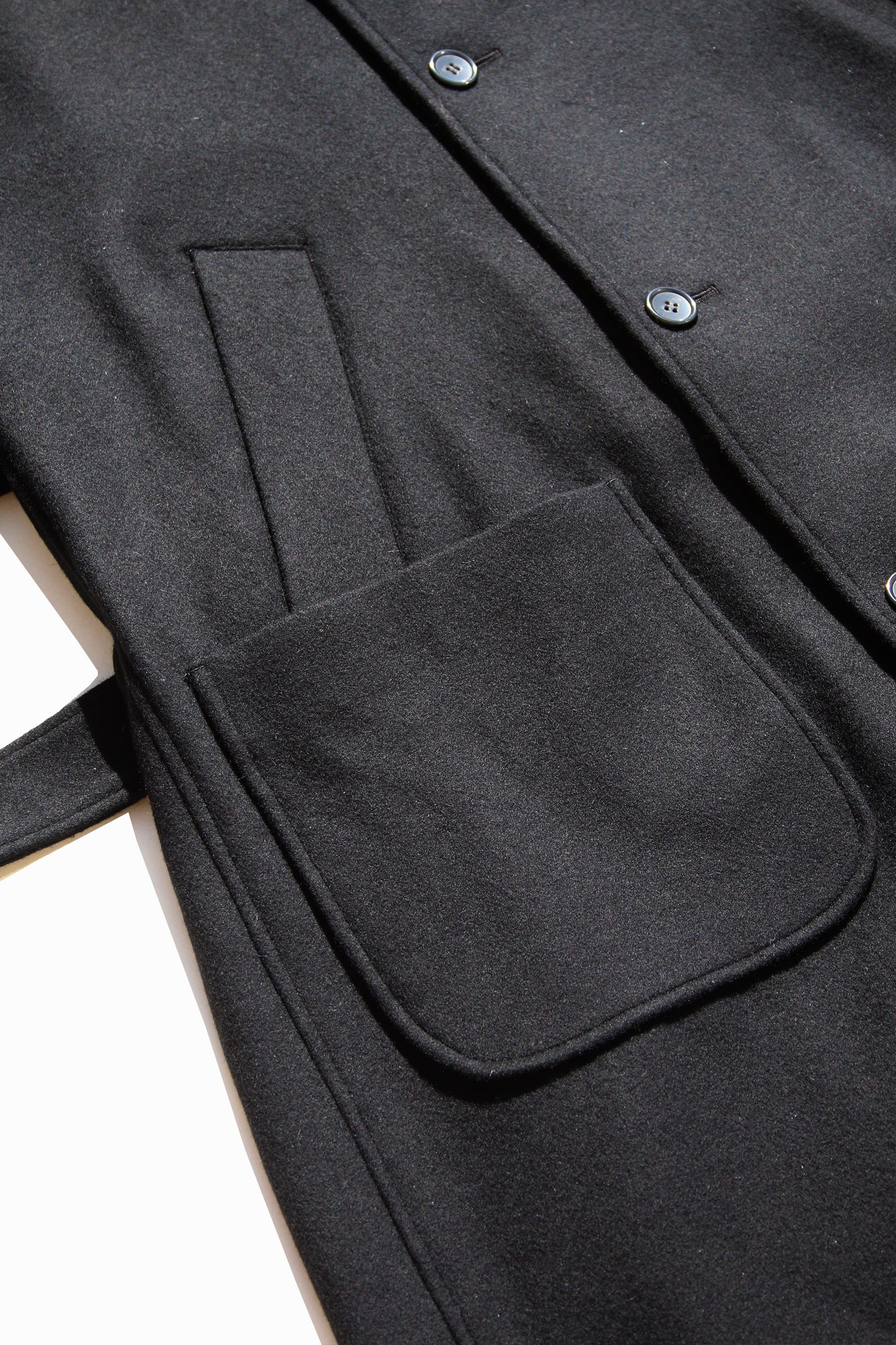 VOAAOV S100 WOOL BEAVER COAT