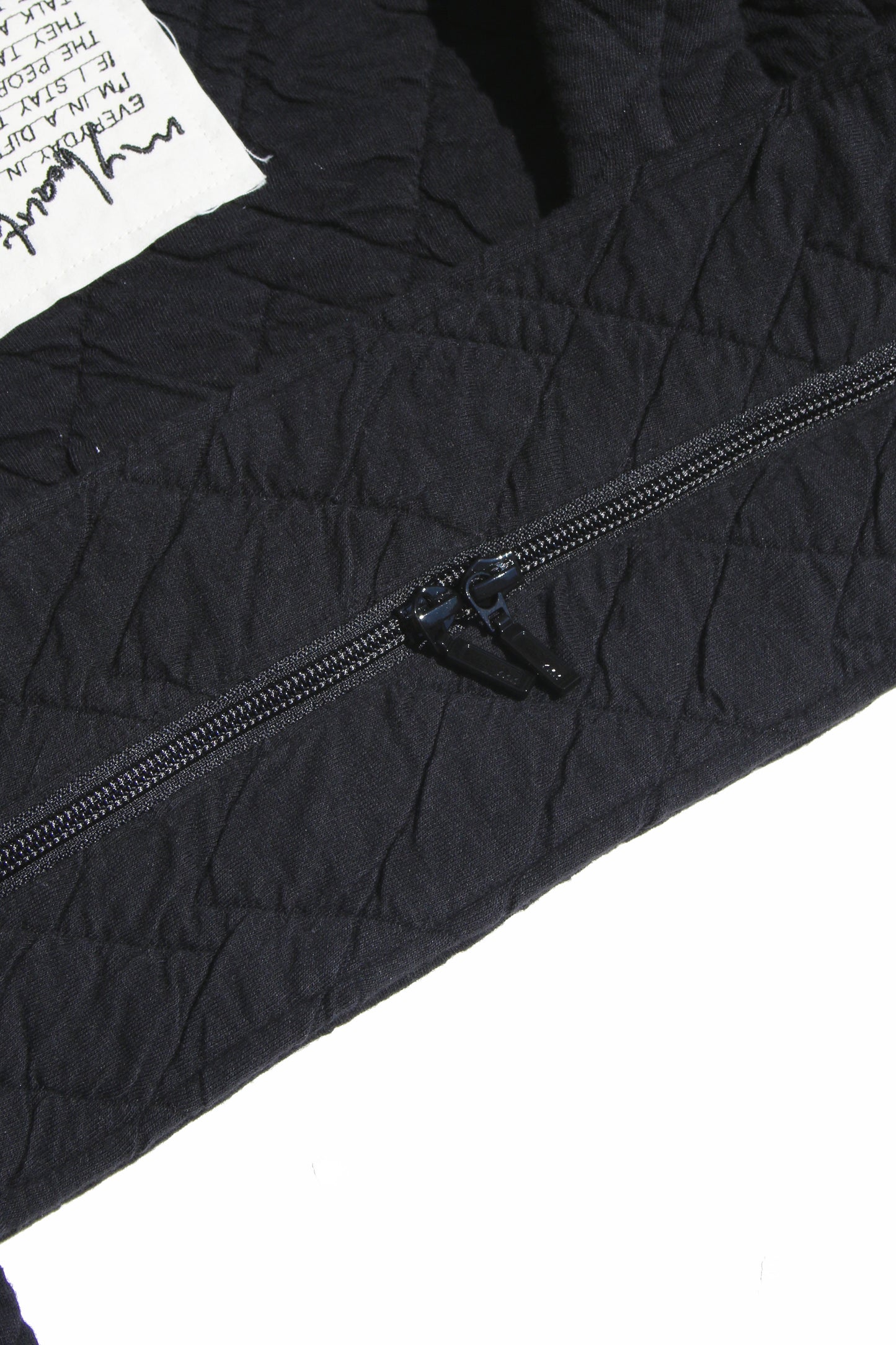 MY BEAUTIFUL LANDLET QUILTED JACQUARD BAG - BLACK