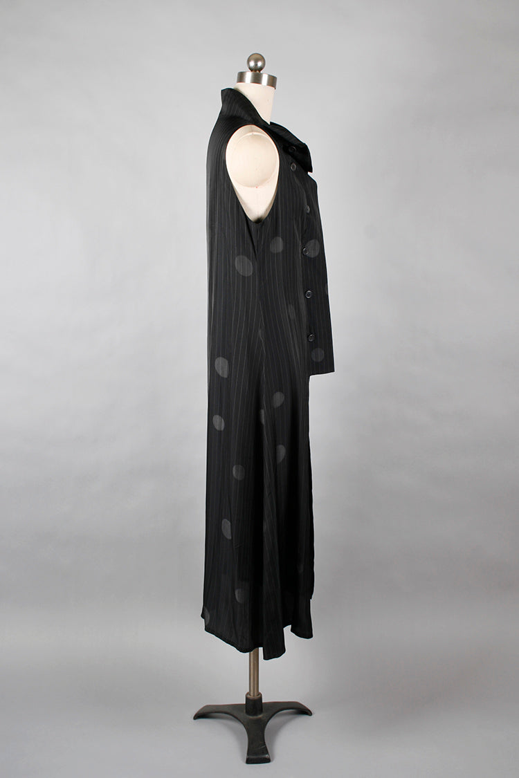 Y's CUPRO DRESS BLACK