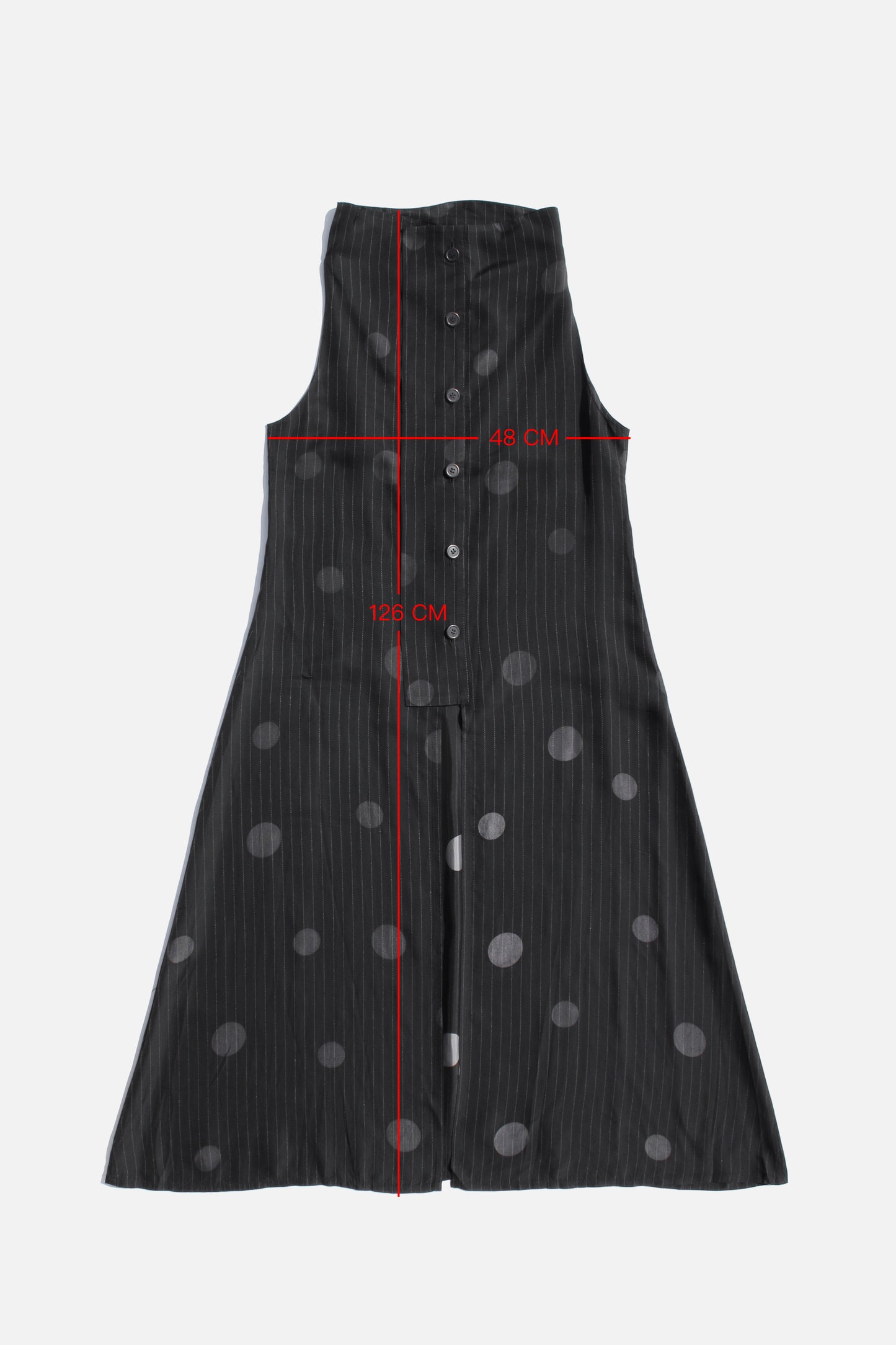 Y's CUPRO DRESS BLACK