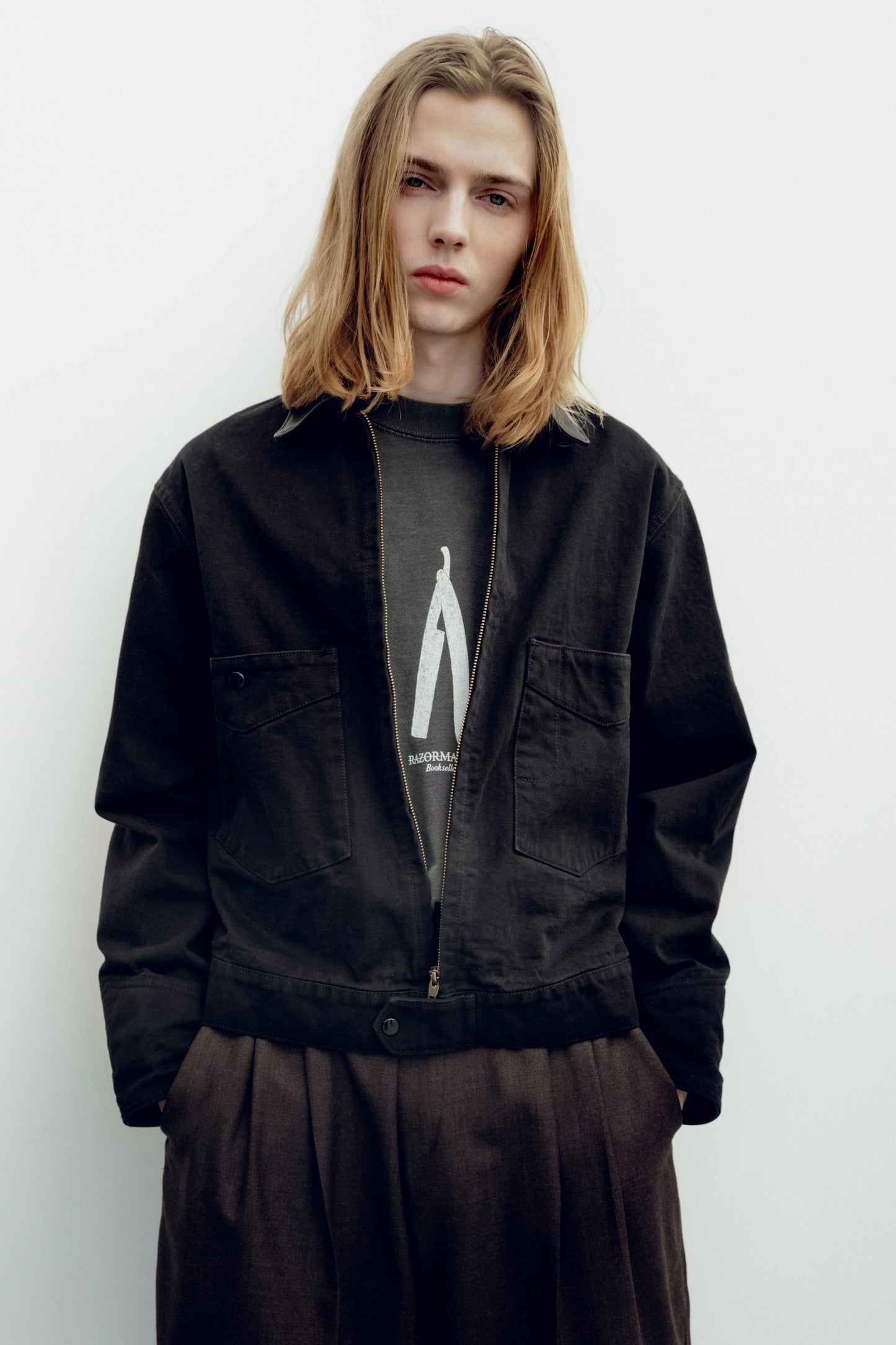 ESSAY PIGMENT DROPSHOULDER T-SHIRT - RAZORMARK