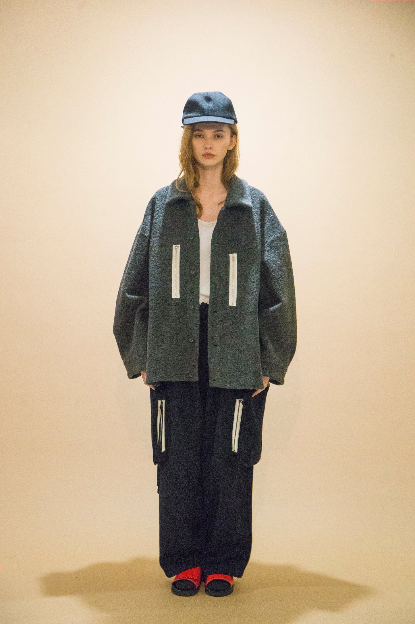 MY BEAUTIFUL LANDLET SLIVER WOOL SHIRT