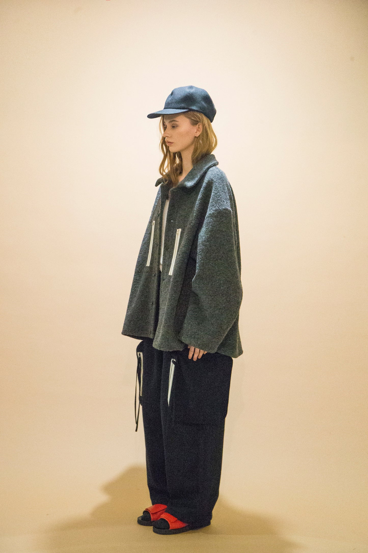 MY BEAUTIFUL LANDLET SLIVER WOOL SHIRT