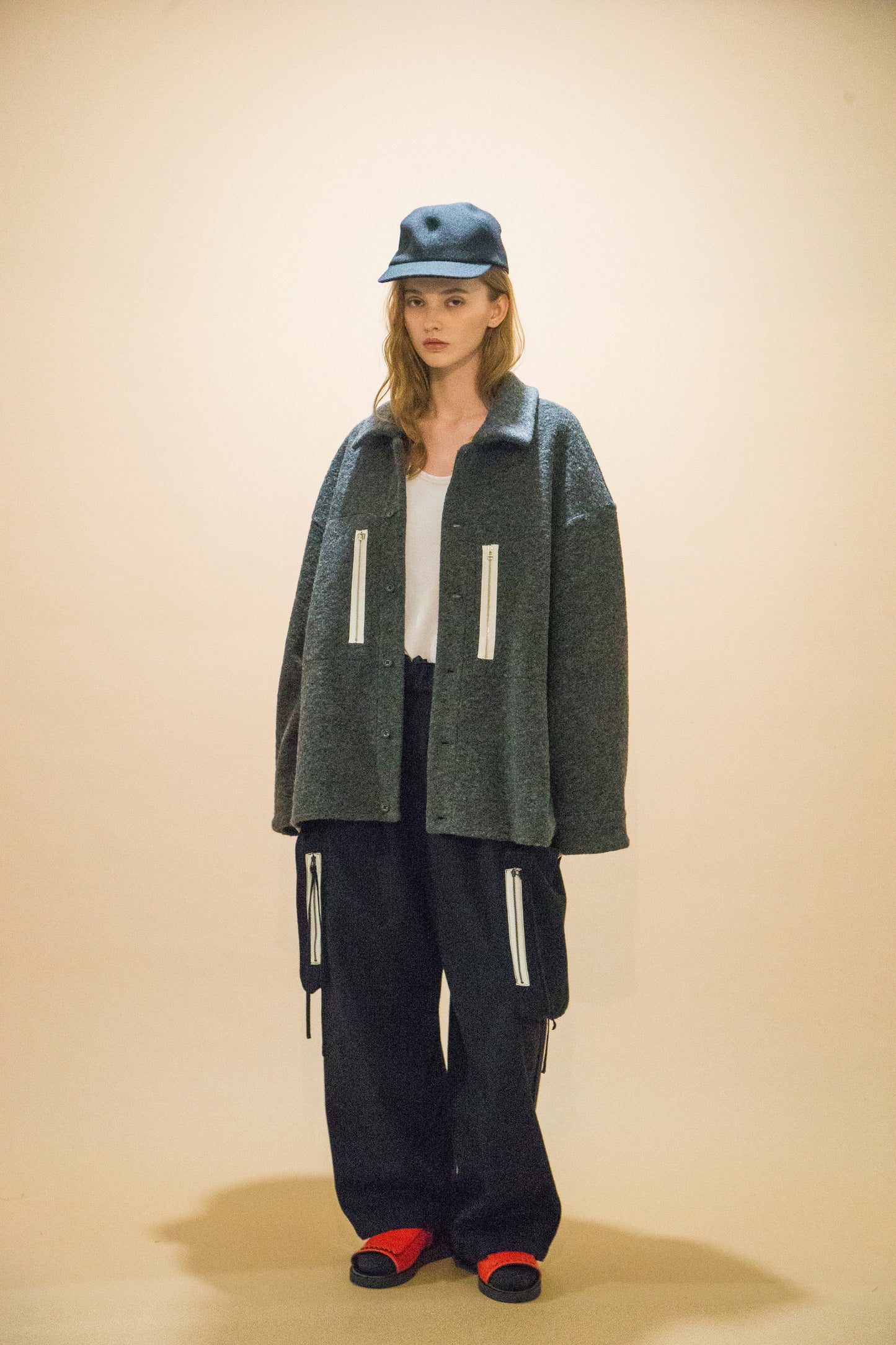 MY BEAUTIFUL LANDLET SLIVER WOOL SHIRT