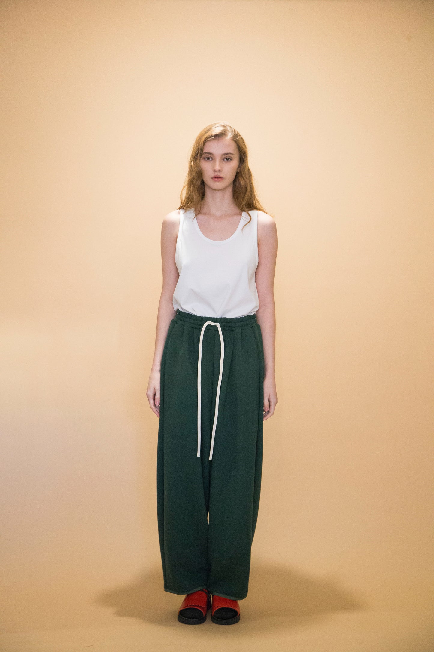 MY BEAUTIFUL LANDLET 30/7 TIGHT TENSION FLEECE FABRIC SWEAT PANTS