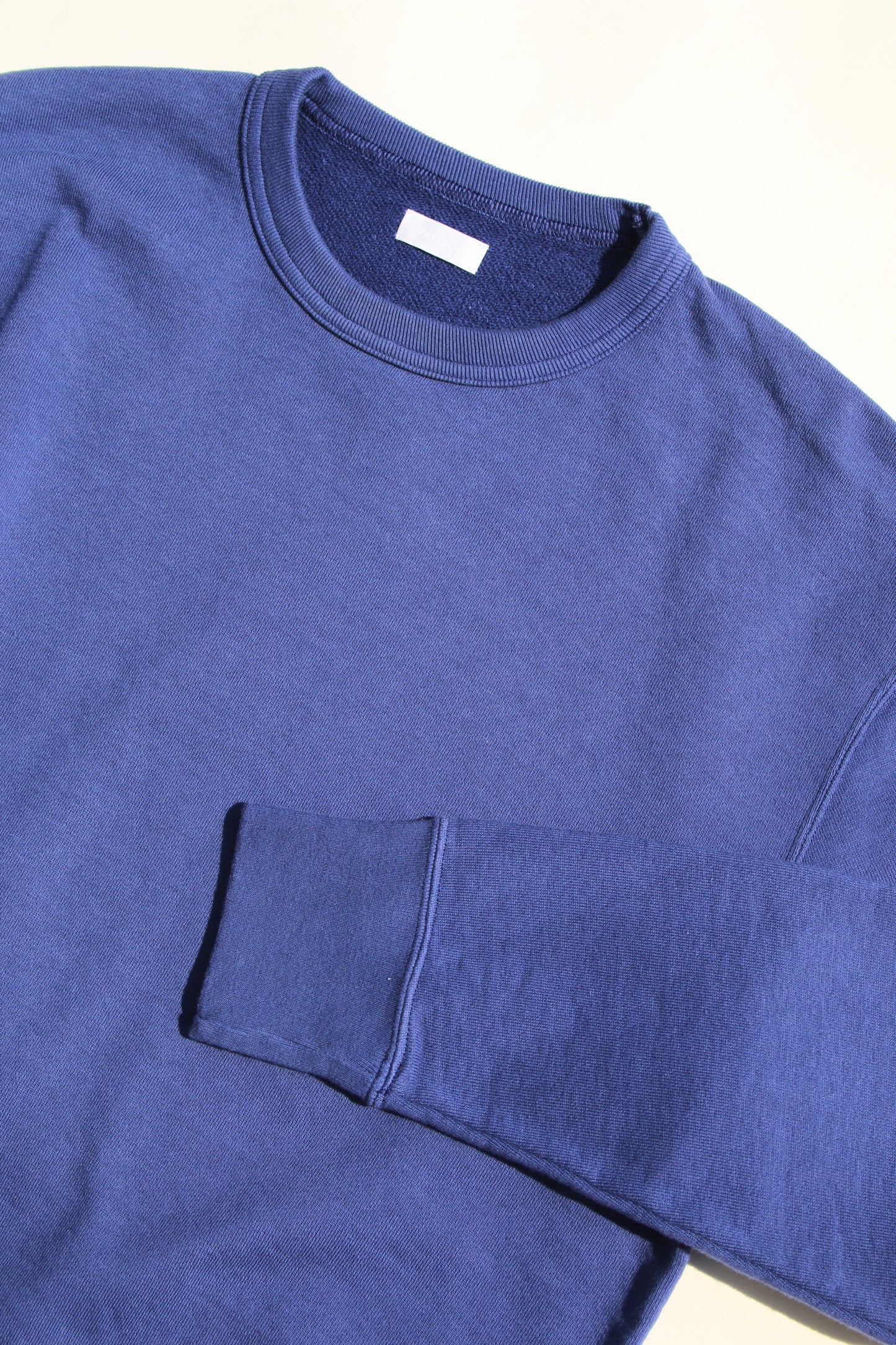 USED SUVIN COTTON SWEAT SHIRT BLUE