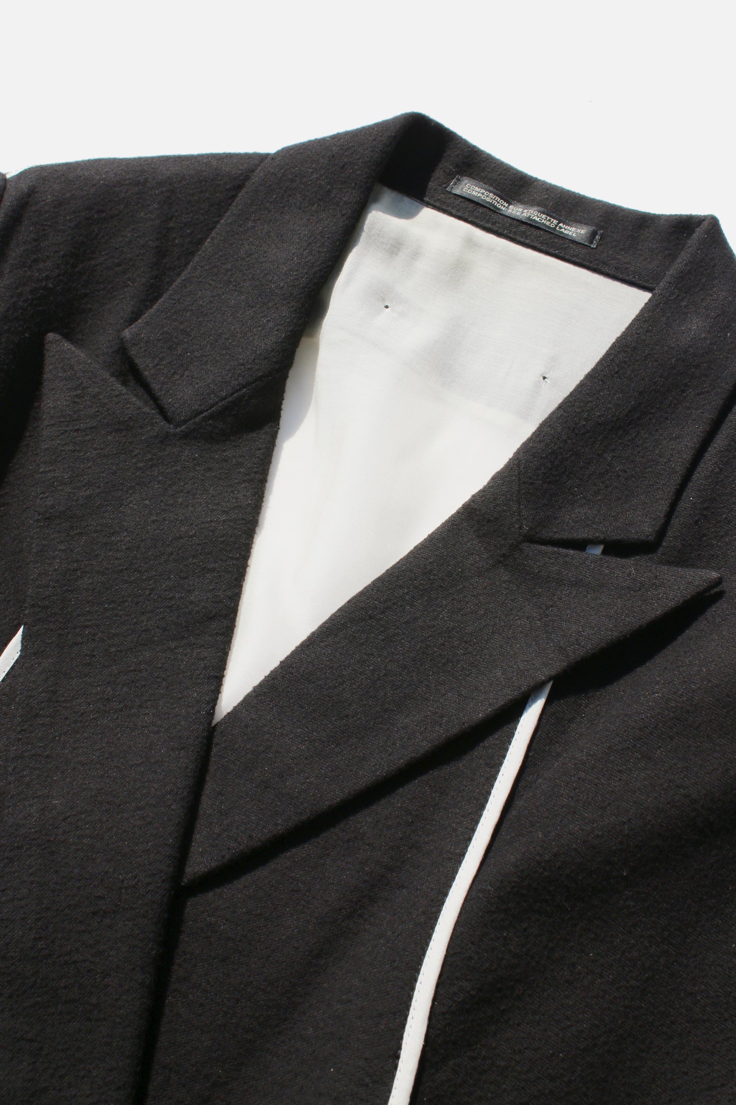 Yohji Yamamoto FEMME WRAP JACKET BLACK