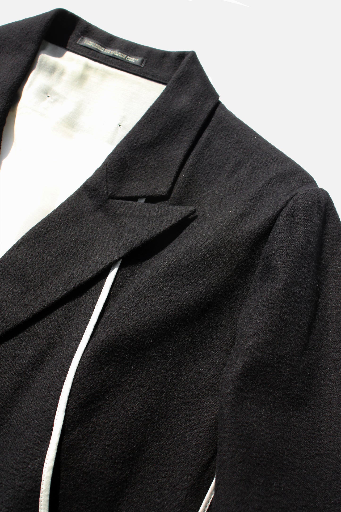 Yohji Yamamoto FEMME WRAP JACKET BLACK