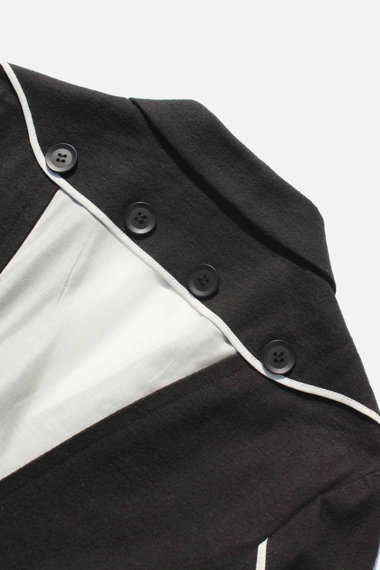 Yohji Yamamoto FEMME WRAP JACKET BLACK
