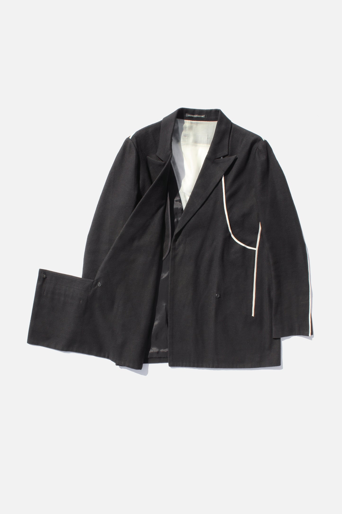 Yohji Yamamoto FEMME WRAP JACKET BLACK