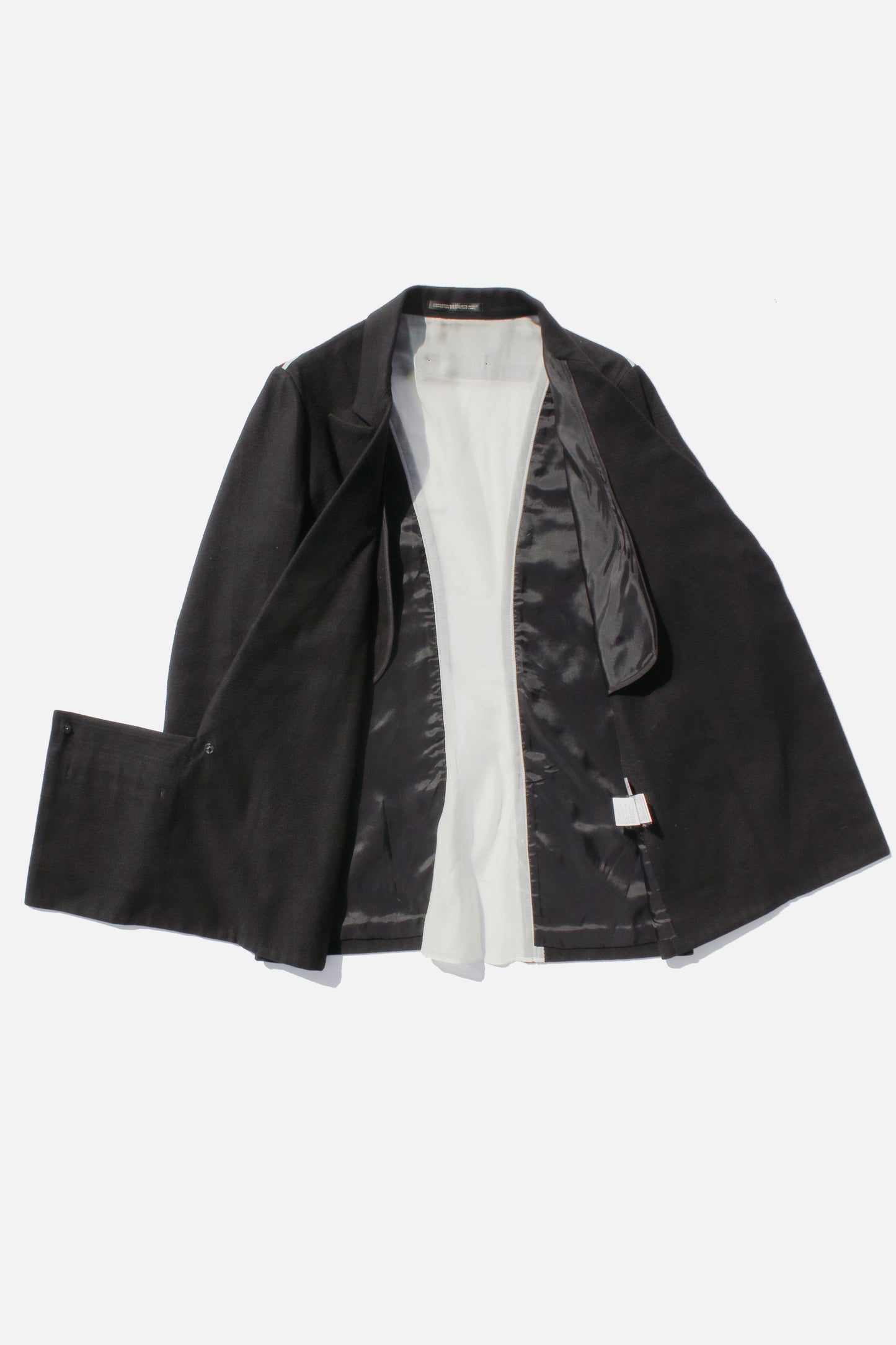 Yohji Yamamoto FEMME WRAP JACKET BLACK