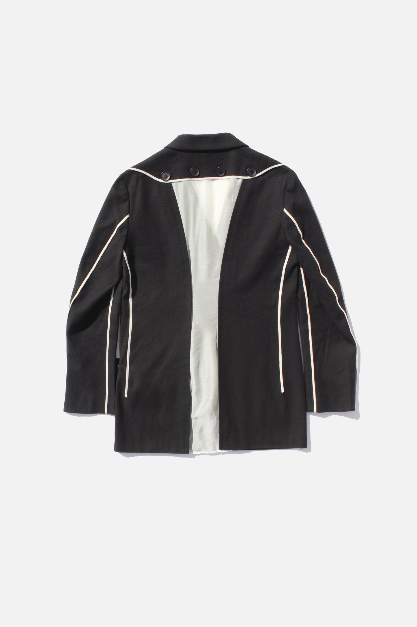 Yohji Yamamoto FEMME WRAP JACKET BLACK