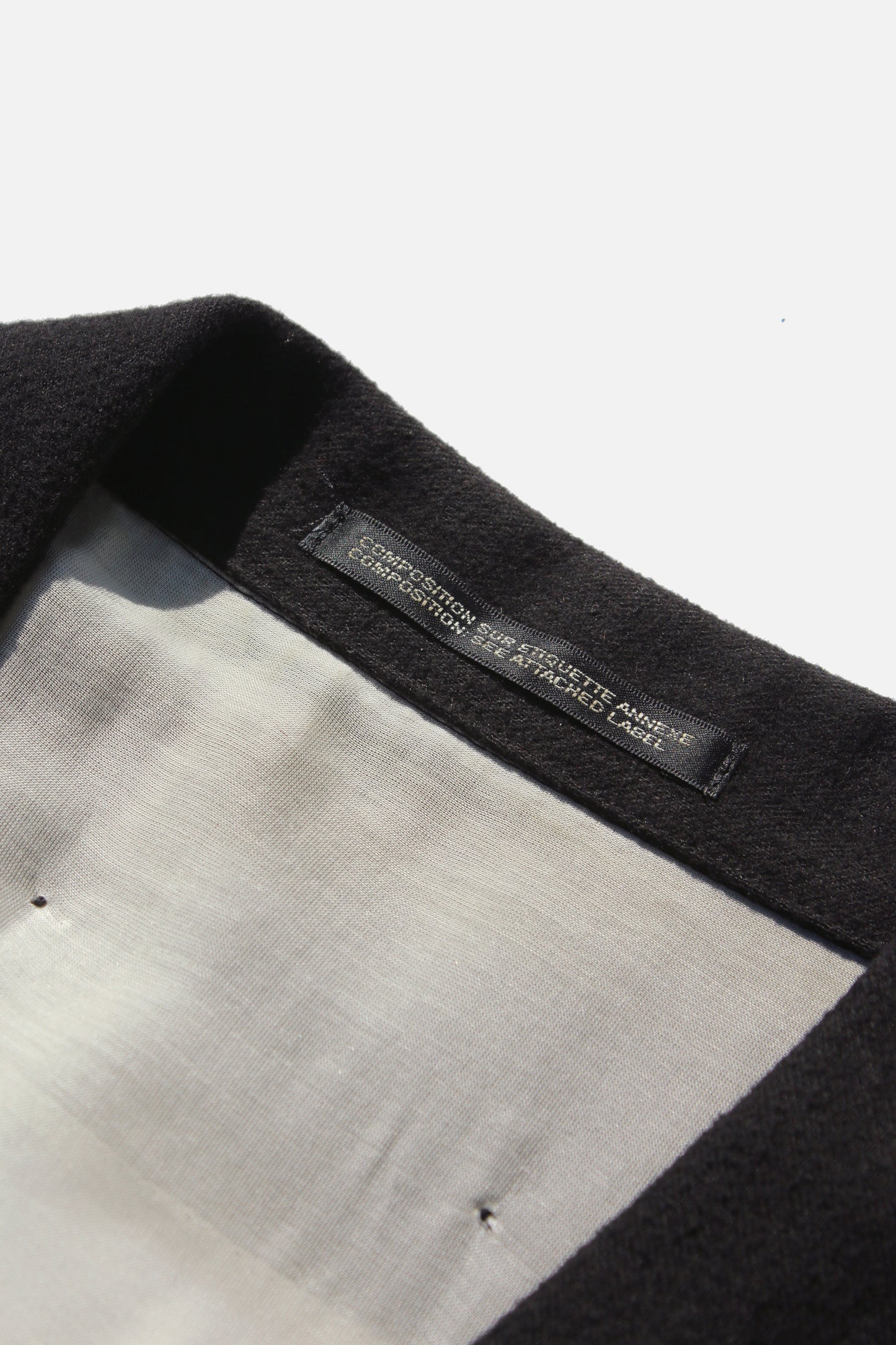 Yohji Yamamoto FEMME WRAP JACKET BLACK