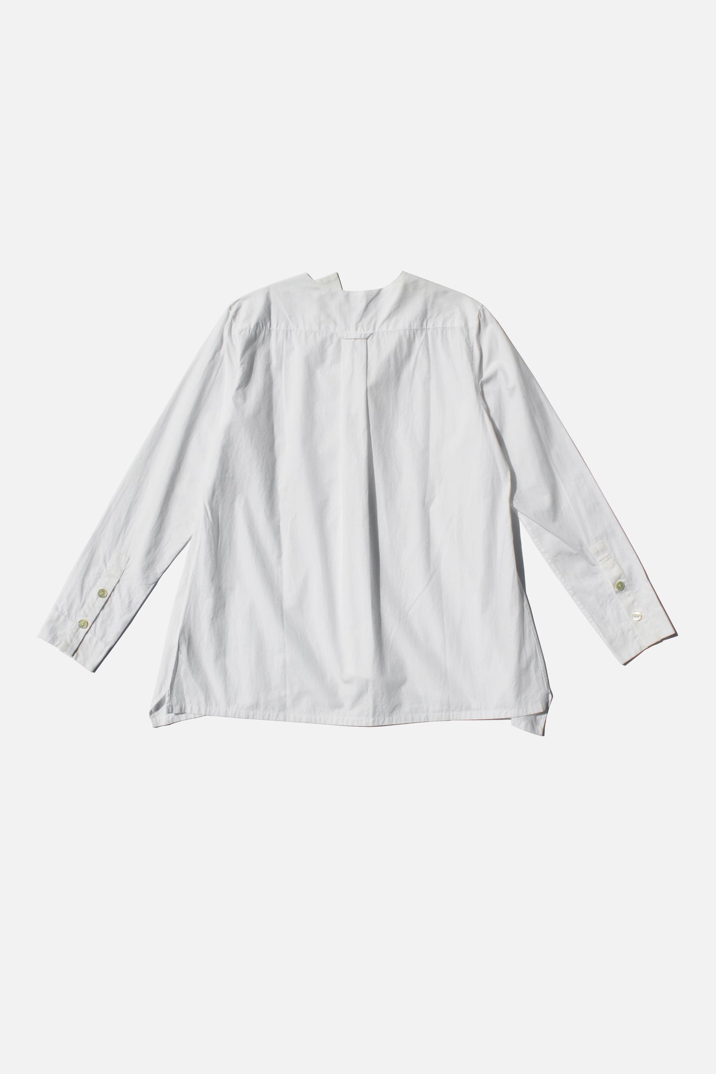 Y's V-NECK PULLOVER SHIRT WHITE