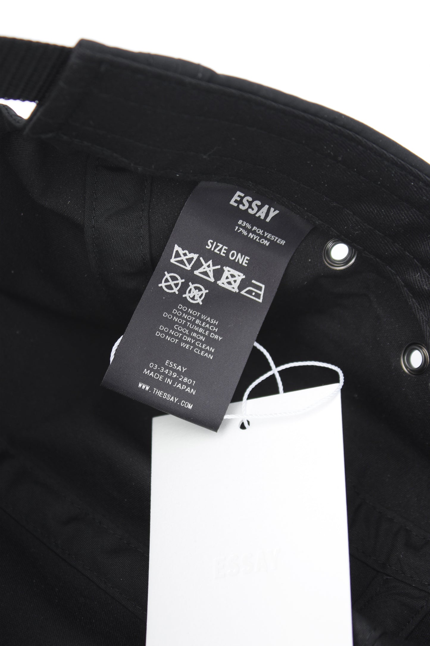 ESSAY LONGBRIM JET CAP - BLACK