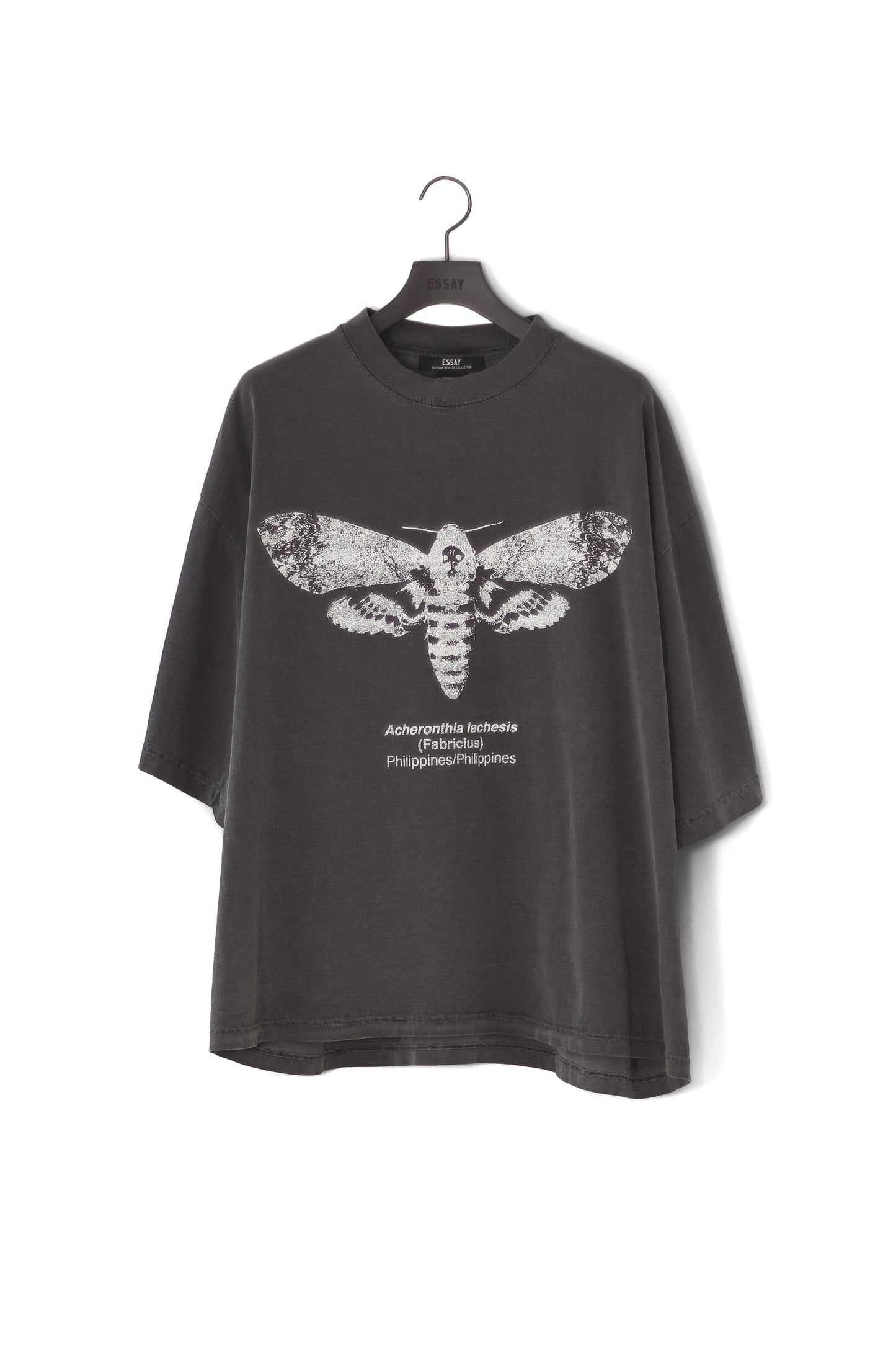 ESSAY PIGMENT DROPSHOULDER T-SHIRT - MOTH