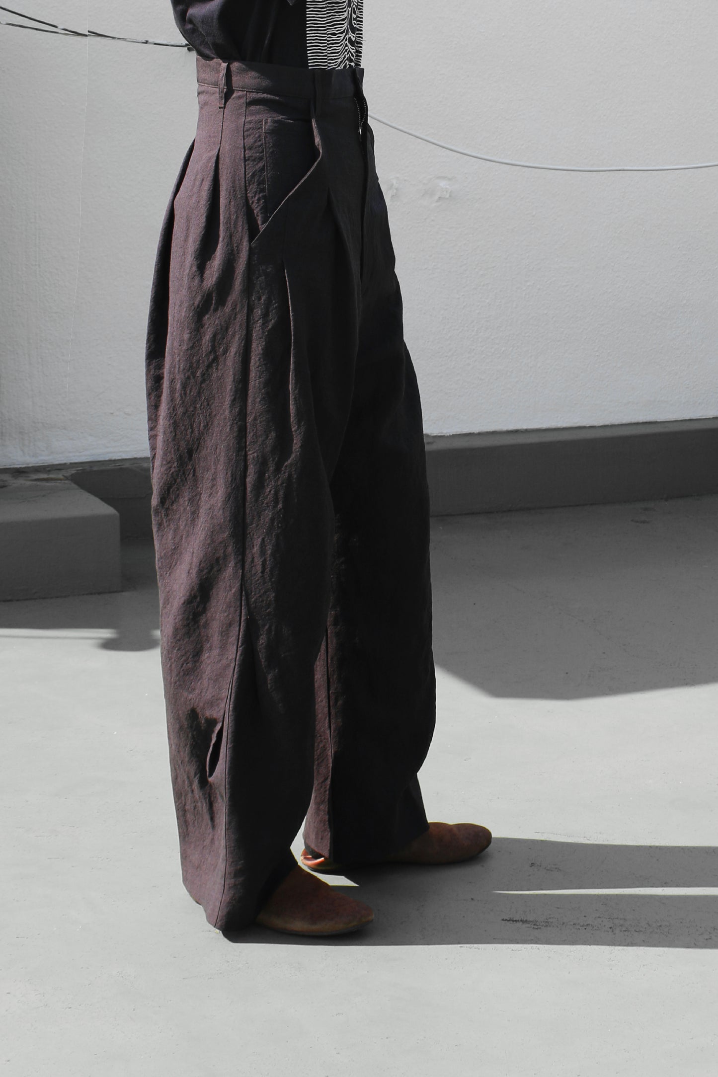 MY BEAUTIFUL LANDLET TUMBLER PROCESSING WIDE PANTS
