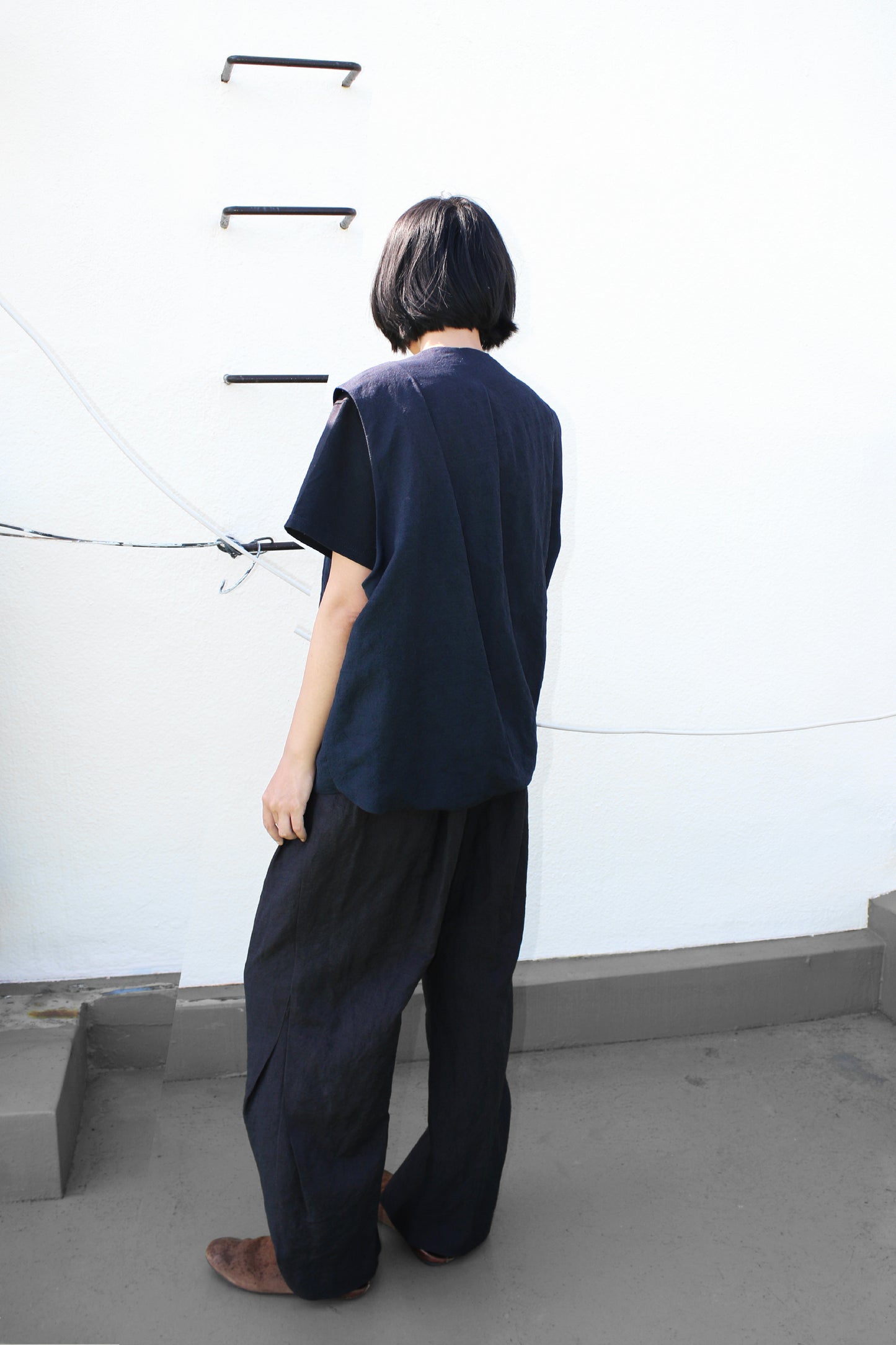 MY BEAUTIFUL LANDLET TUMBLER PROCESSING WIDE PANTS