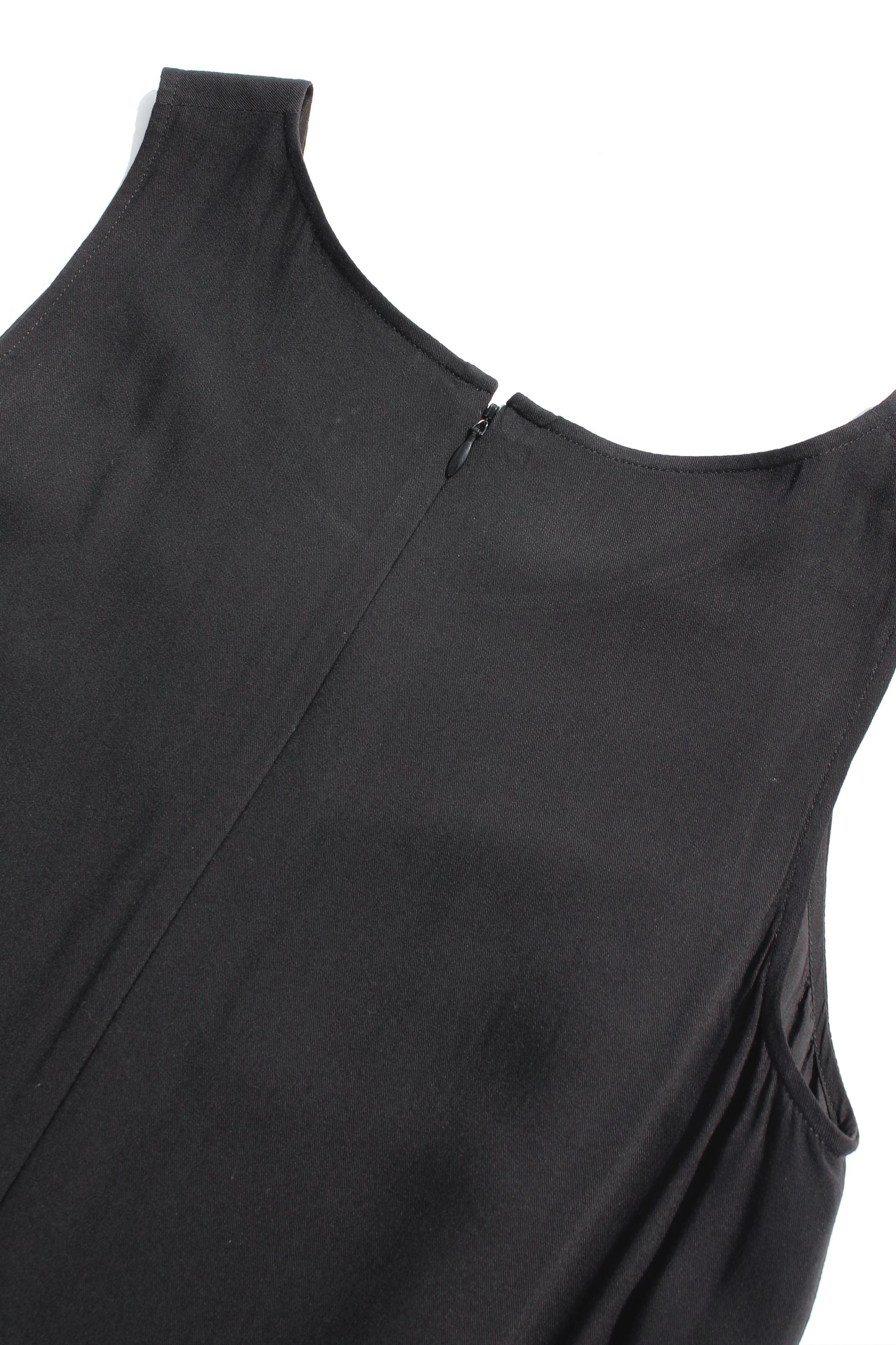 Y's SLEEVELESS LONG DRESS BLACK
