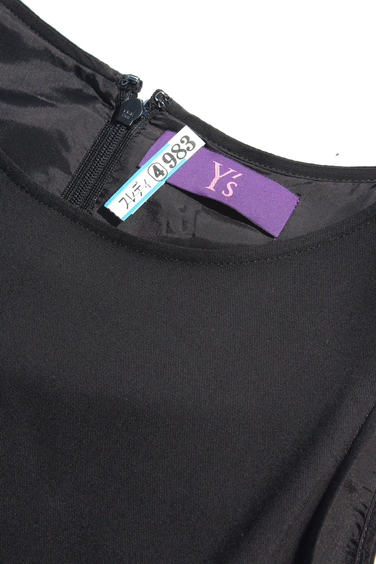 Y's SLEEVELESS LONG DRESS BLACK