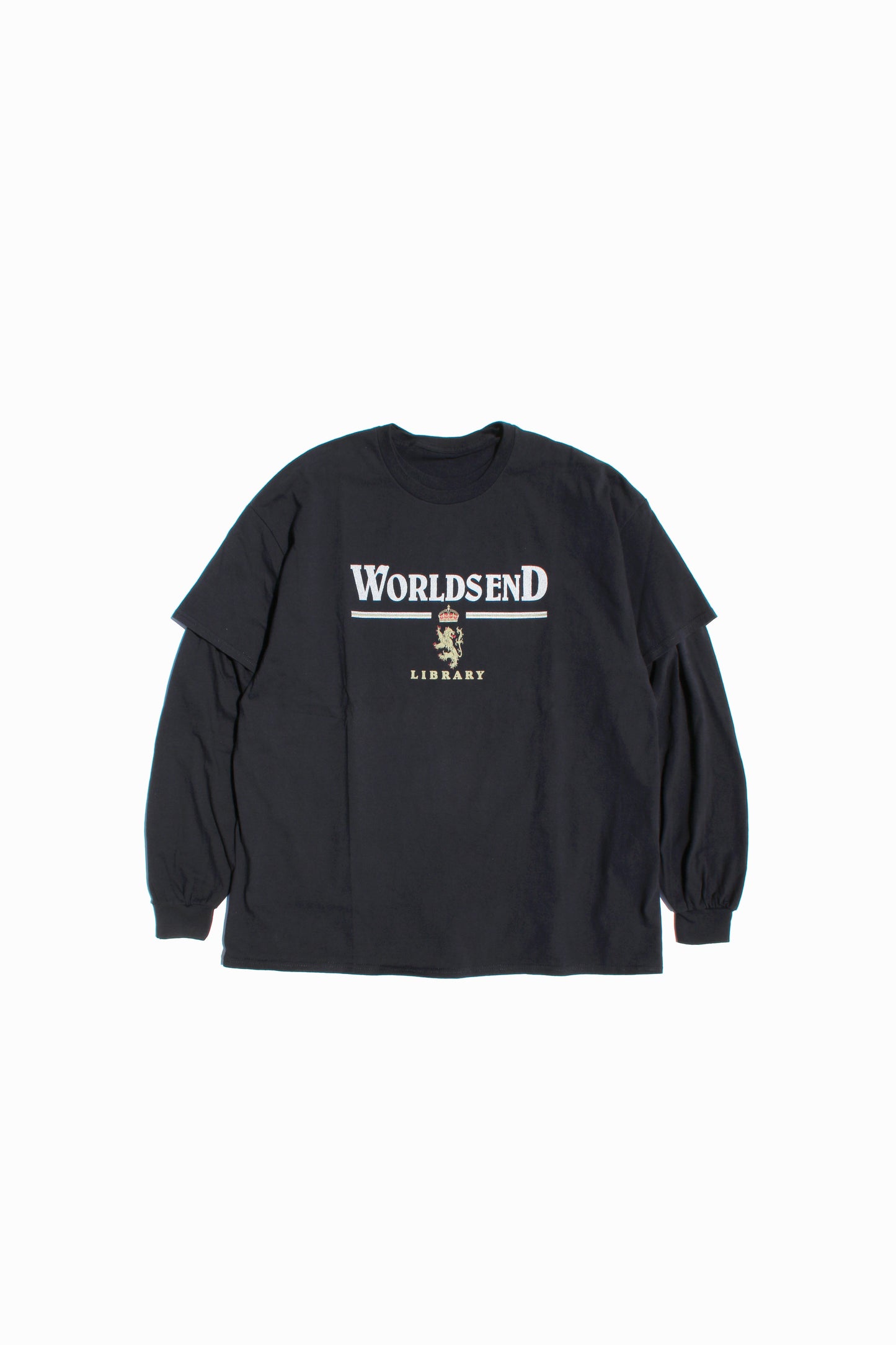 ESSAY LAYERED OVERSIZE LONG T-SHIRT - WORLDSEND