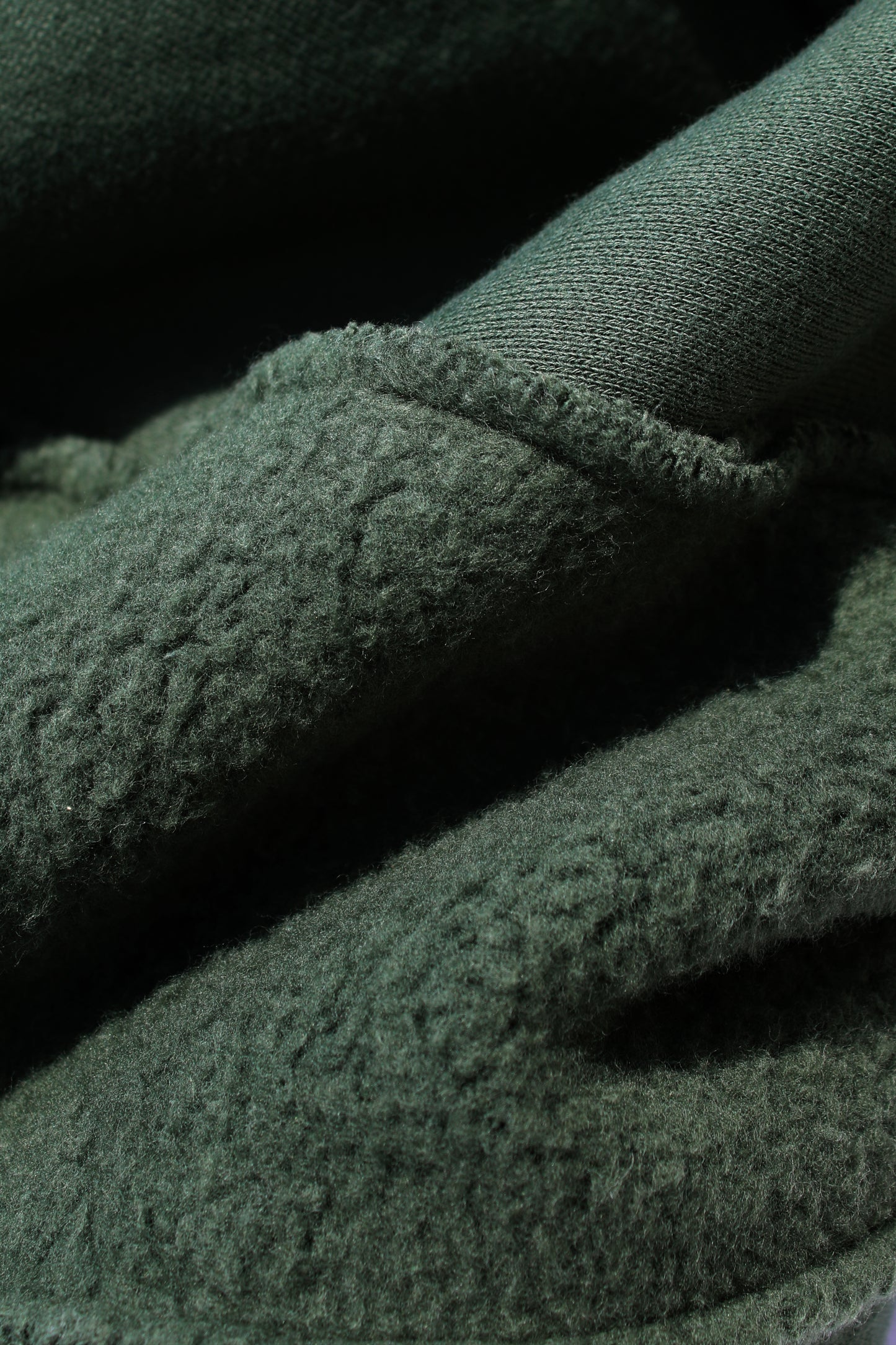 MY BEAUTIFUL LANDLET NAPPING BRUSHED FRENCH TERRY PULLOVER - GREEN