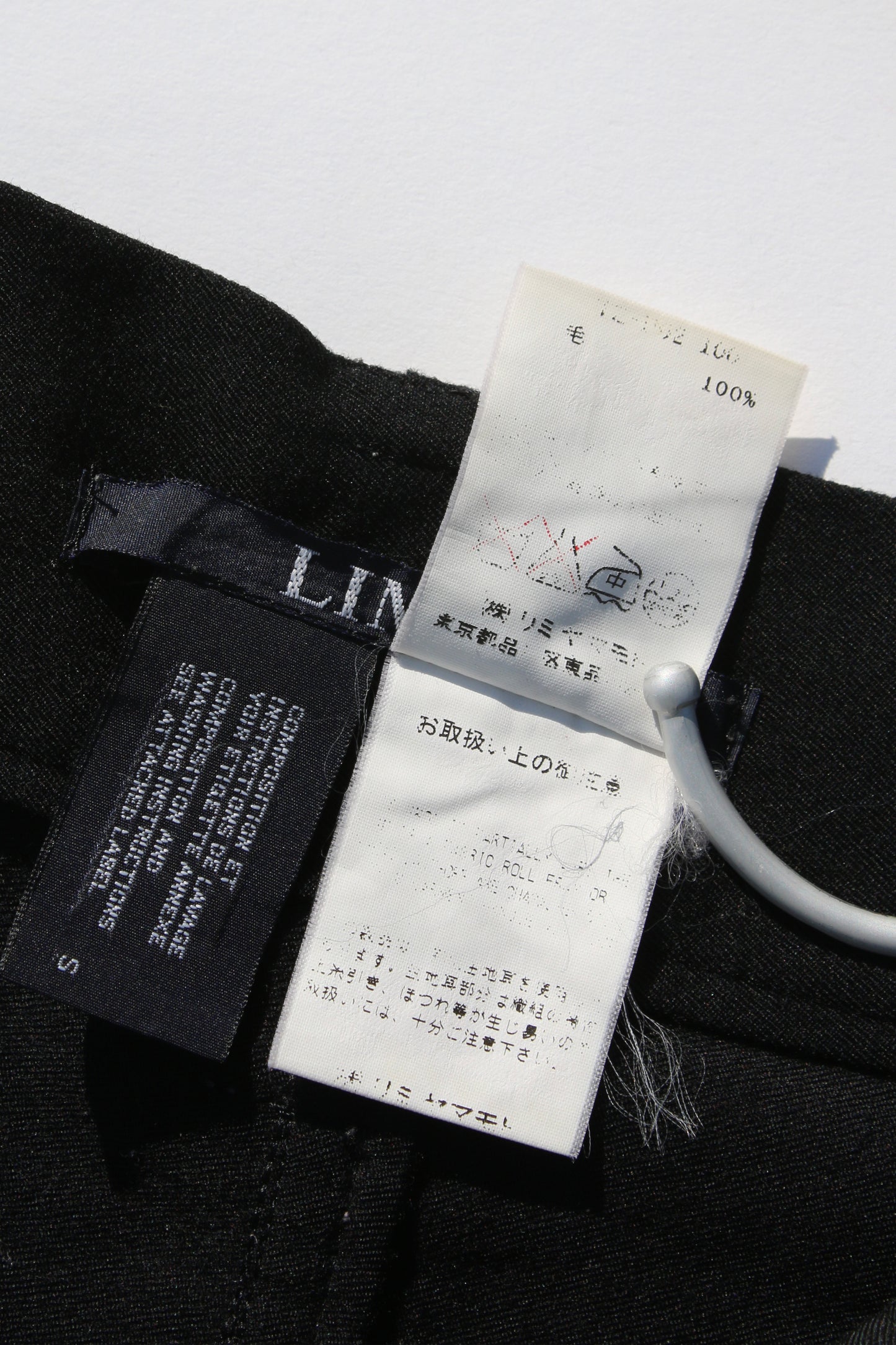 LIMI feu WOOL SHORTS BLACK