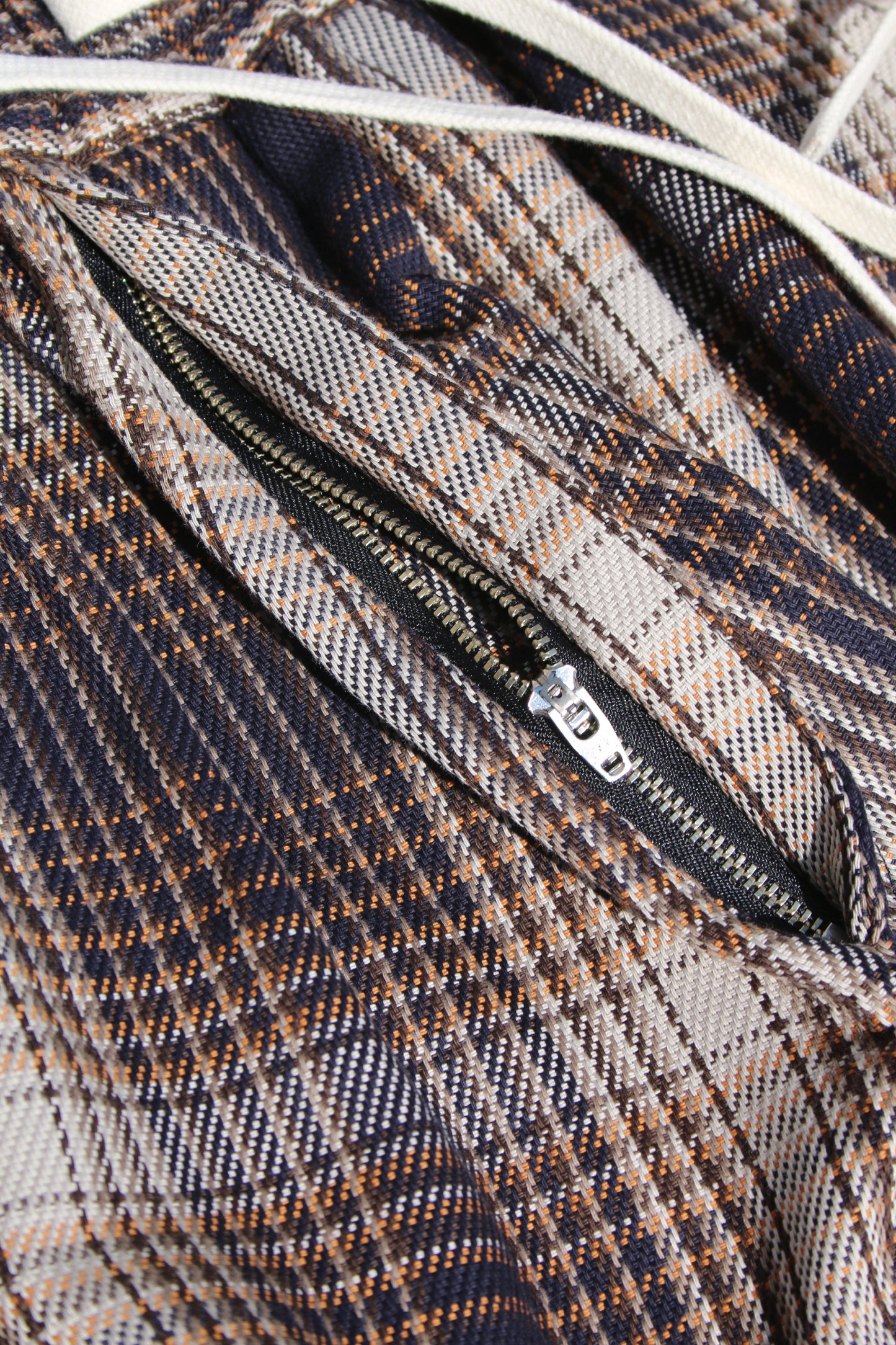MY BEAUTIFUL LANDLET PLAID HEAVY TWILL PANTS