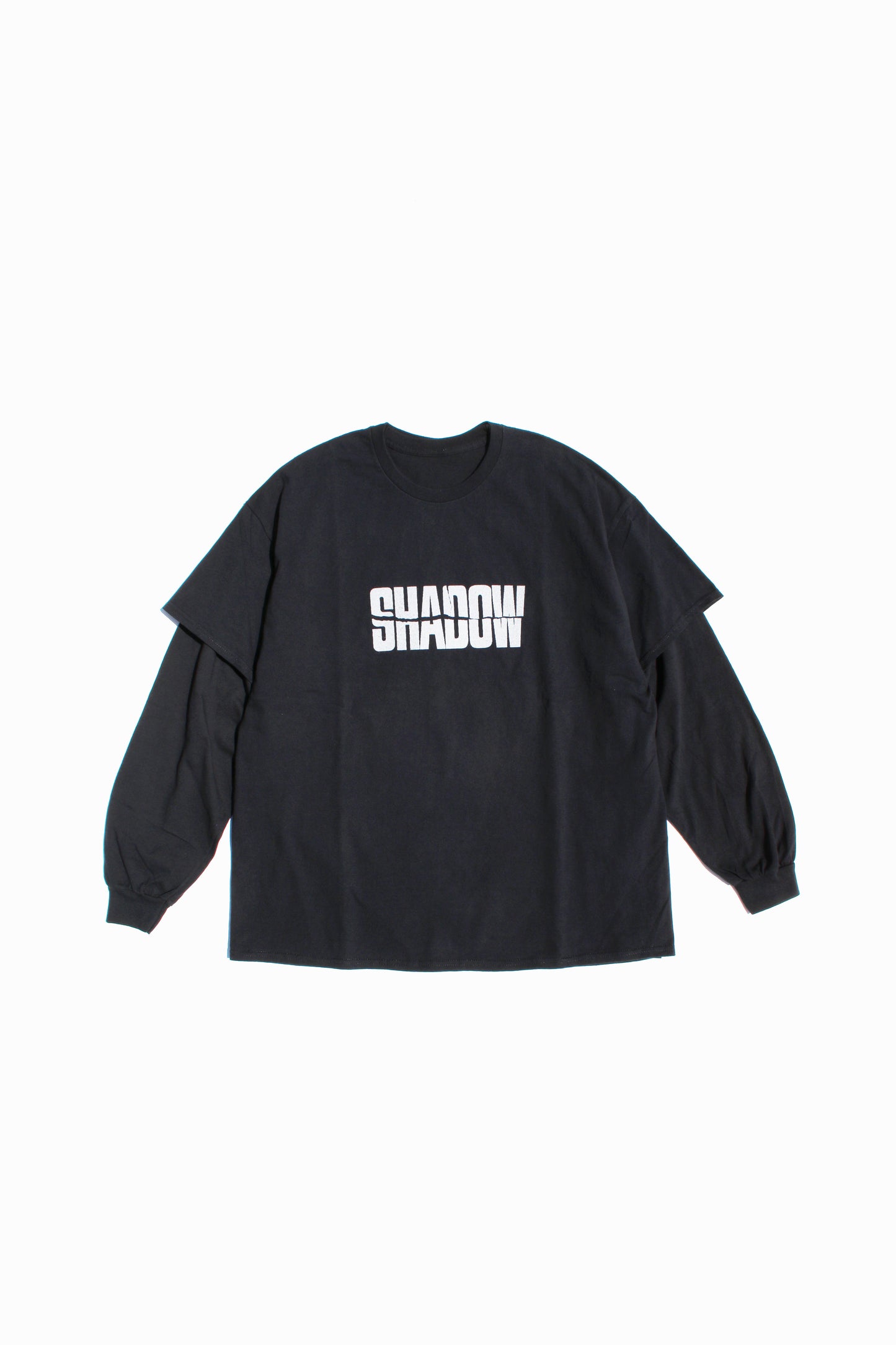 ESSAY LAYERED OVERSIZE LONG T-SHIRT - SHADOW