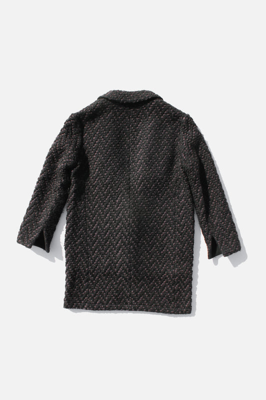 LIMI feu WOOL NYLON COAT