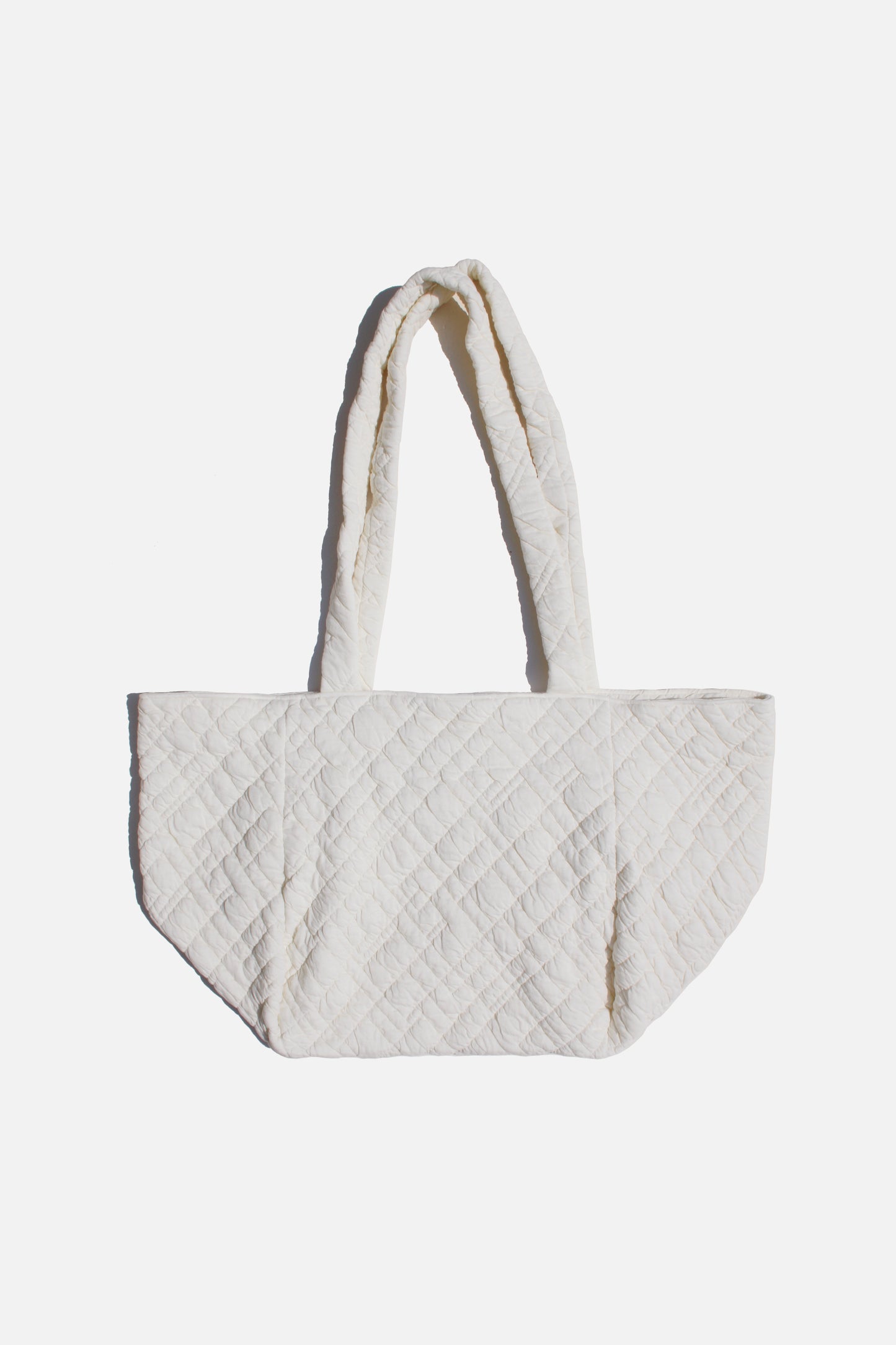 MY BEAUTIFUL LANDLET QUILTED JACQUARD BAG - OFF WHITE