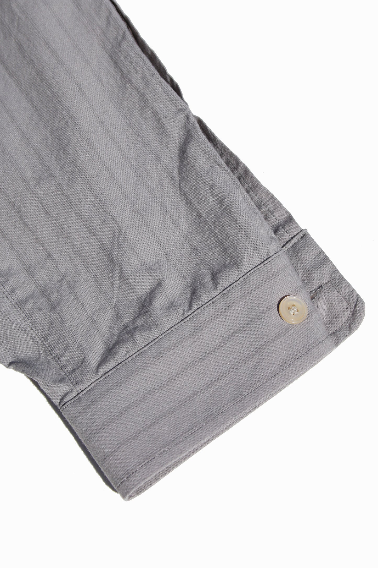 ESSAY DRAPE SHIRT - GREY STRIPE