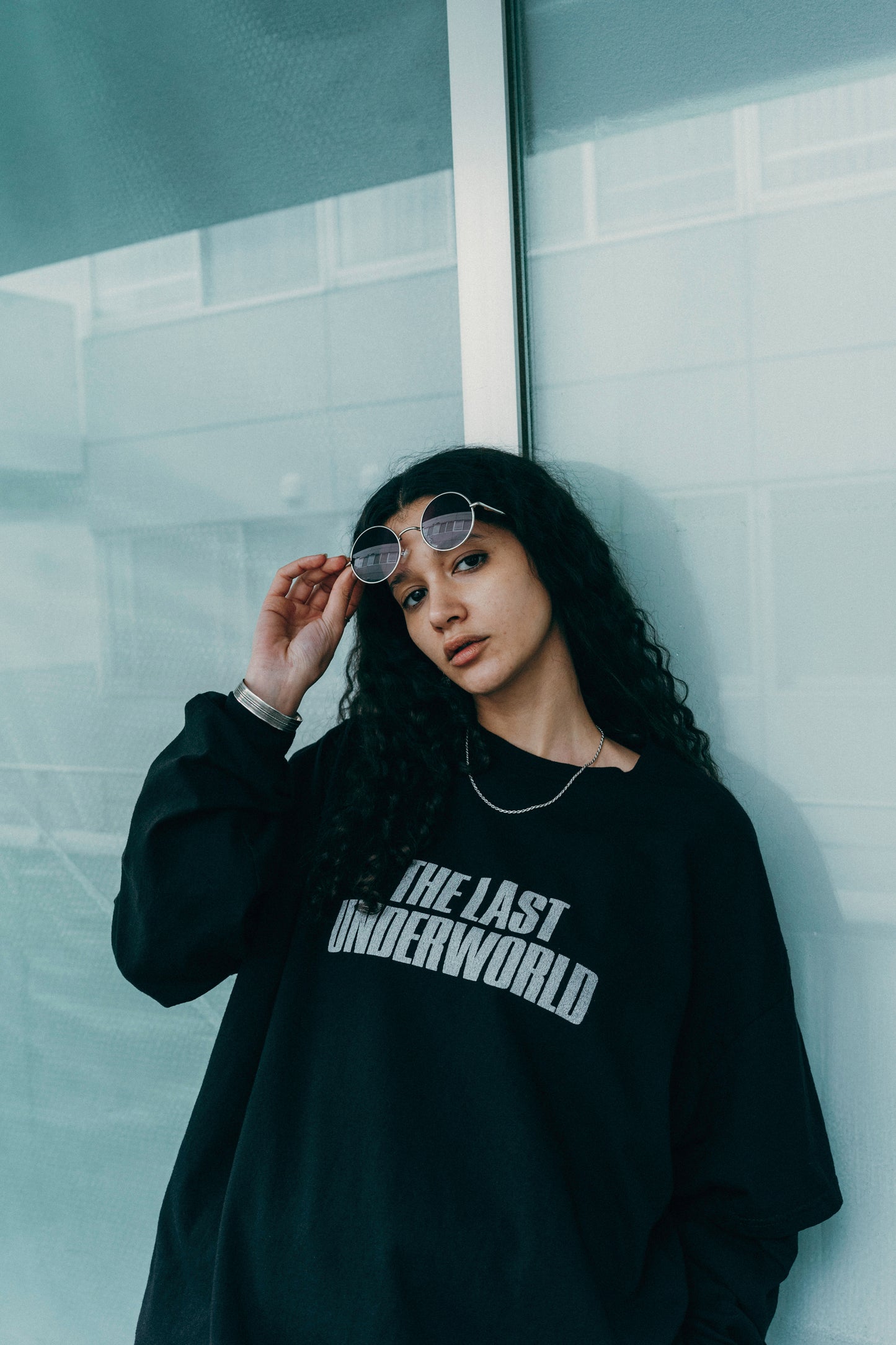 ESSAY LAYERED OVERSIZE LONG T-SHIRT - THE LAST UNDERWORLD