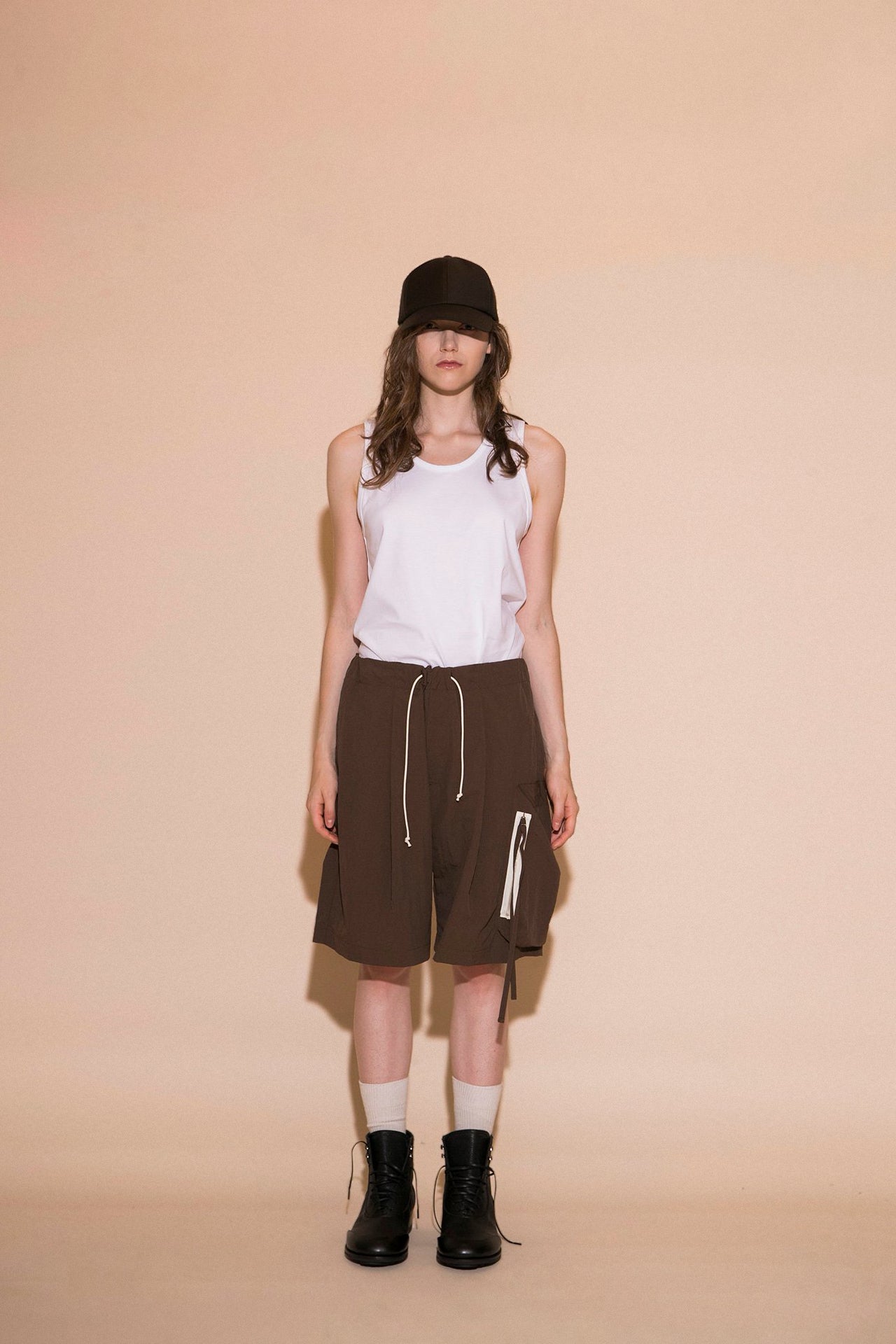 MY BEAUTIFUL LANDLET NYLON TAFFETA SHORTS
