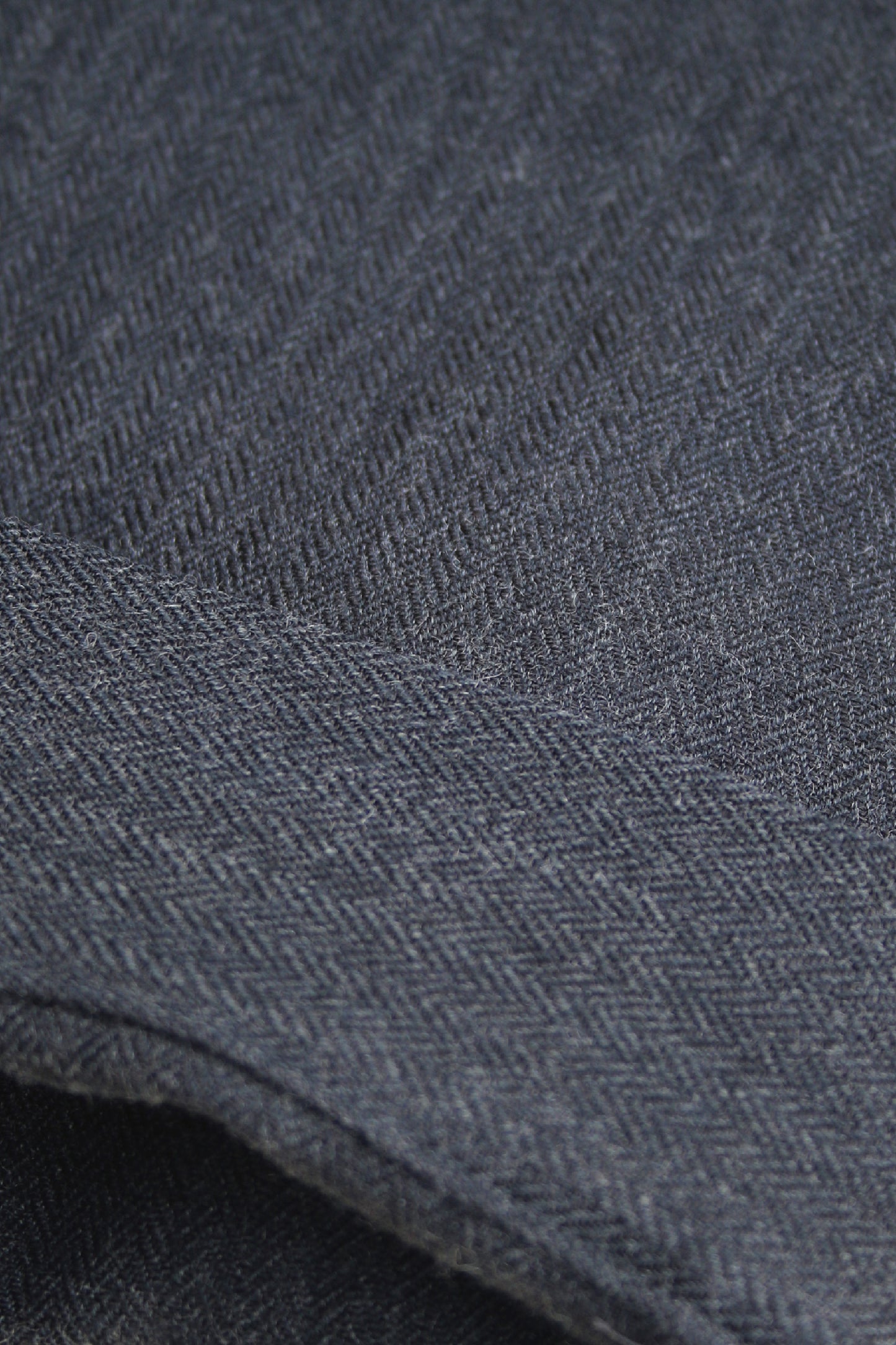 O PROJECT FINE HERRINGBONE EASY WIDE PANTS