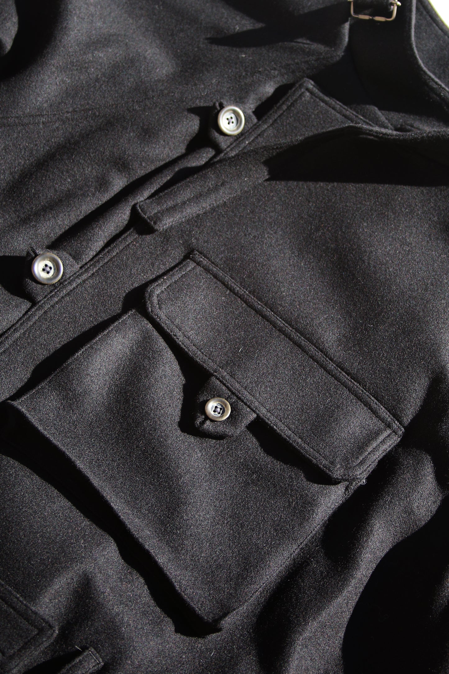 MY BEAUTIFUL LANDLET MELTON FABRIC COAT