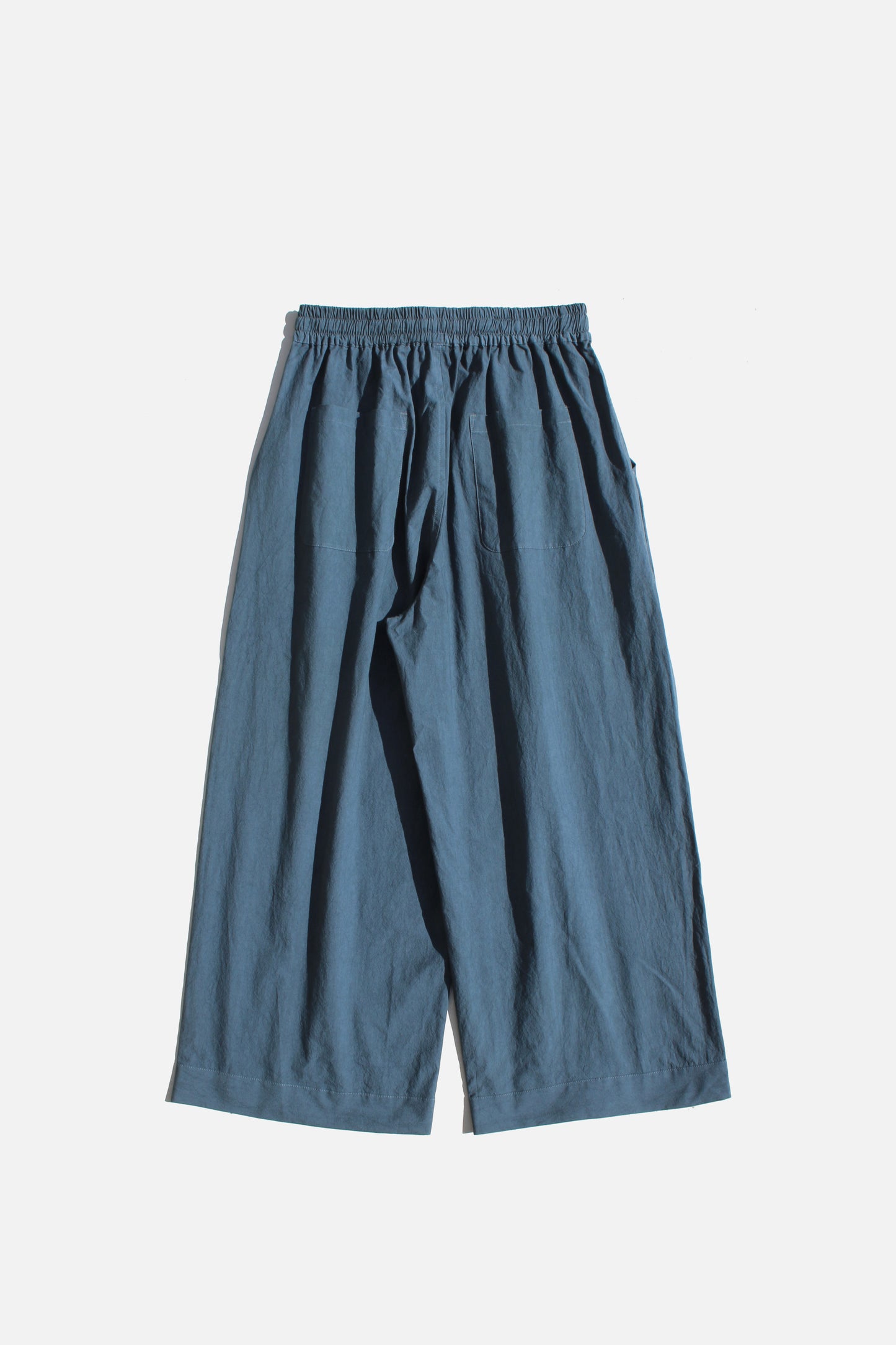 O PROJECT WASHED DENSE CLOTH EASY WIDE PANTS - CEMENT