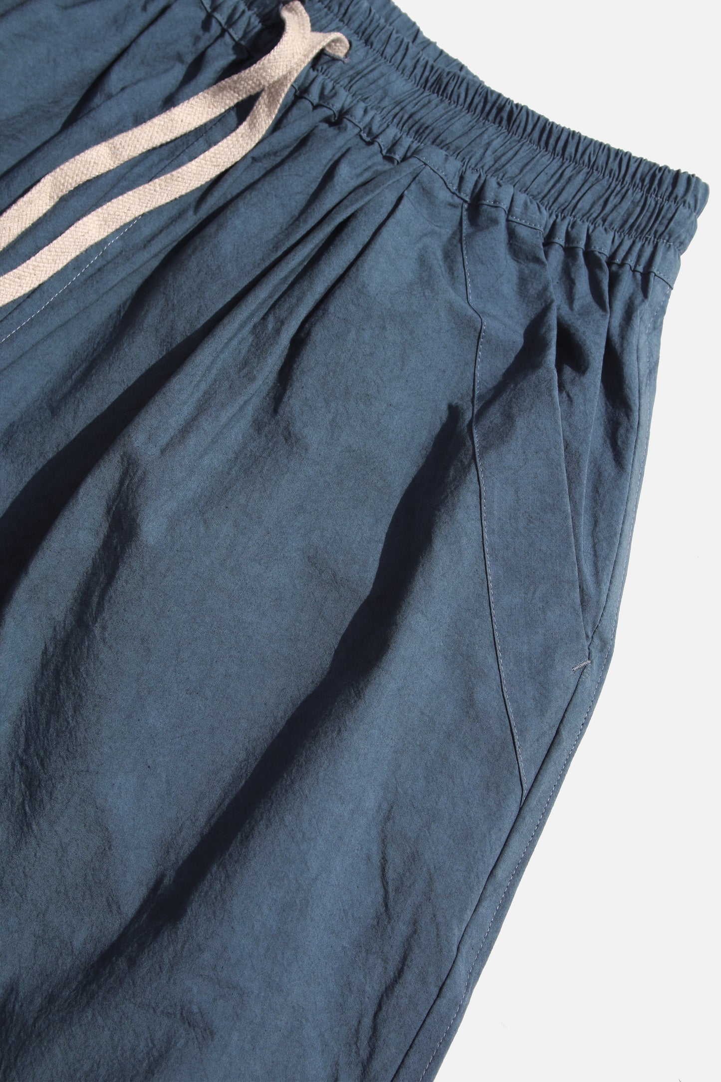 O PROJECT WASHED DENSE CLOTH EASY WIDE PANTS - CEMENT